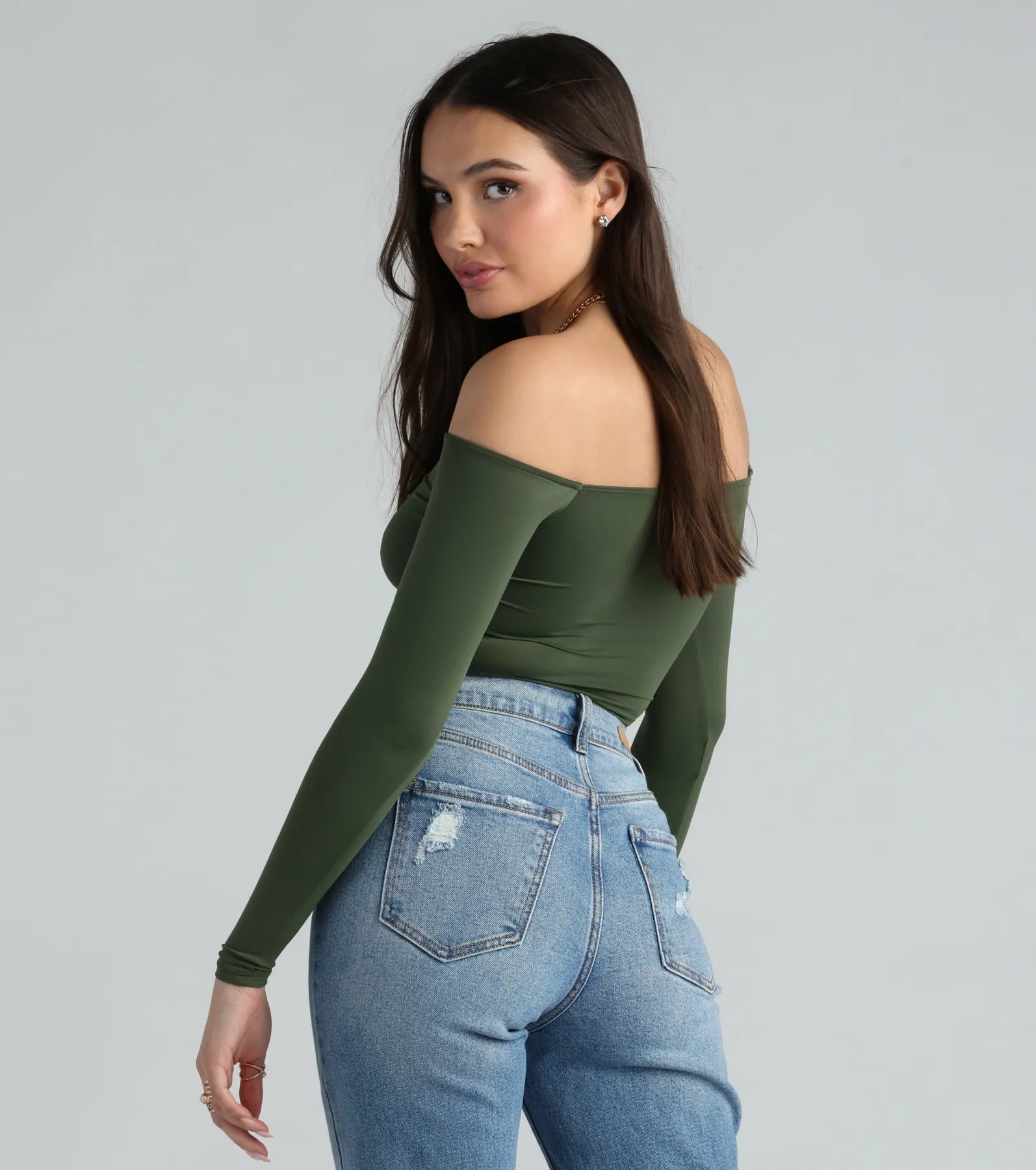 Ultimate Glam Off-The-Shoulder Bodysuit