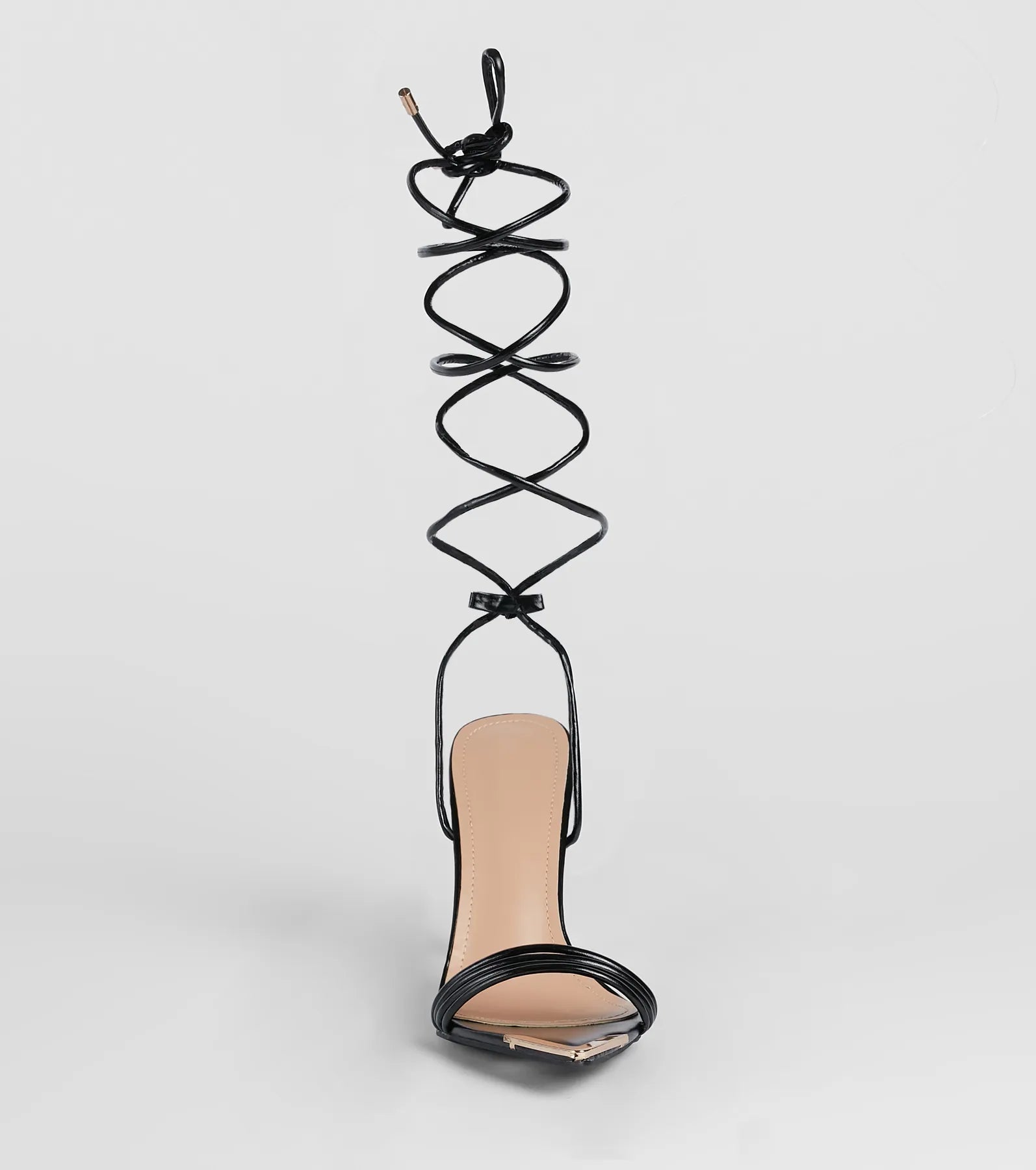 Ultimate Strappy Stiletto Heels: Lace Up for Sleek Elegance