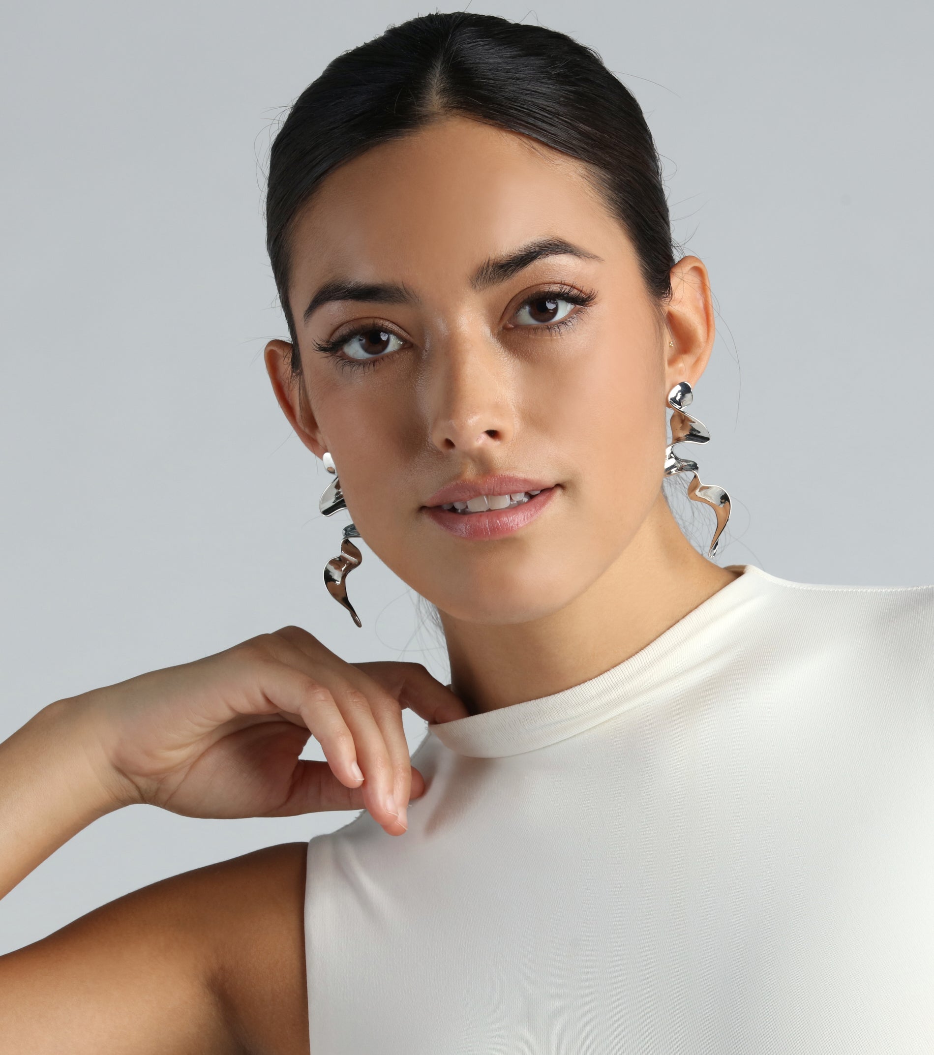 Ultimate Drama Spiral Drop Earrings - Bold & Trendy