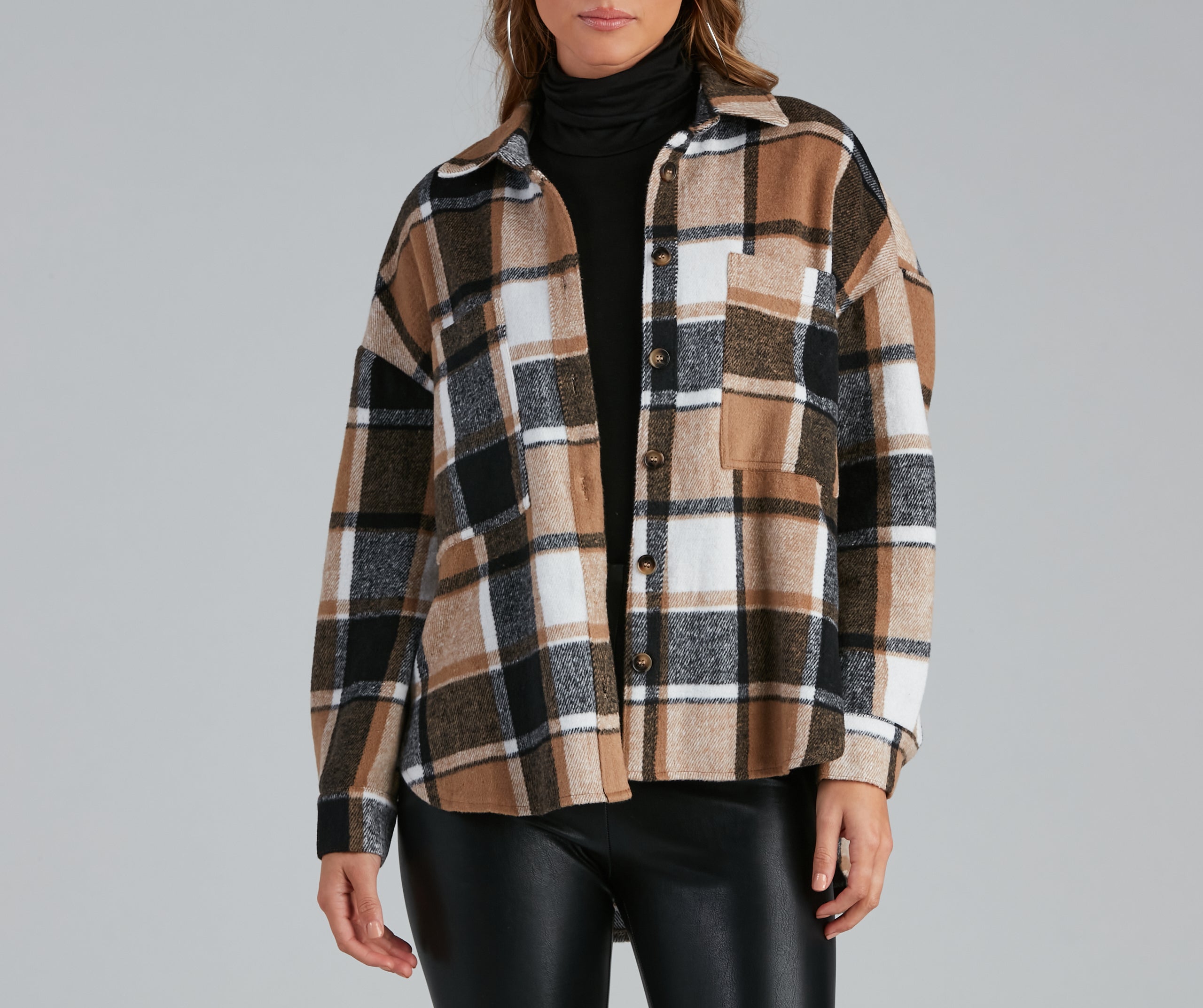 Premium Plaid Shacket - Ultimate Casual Style