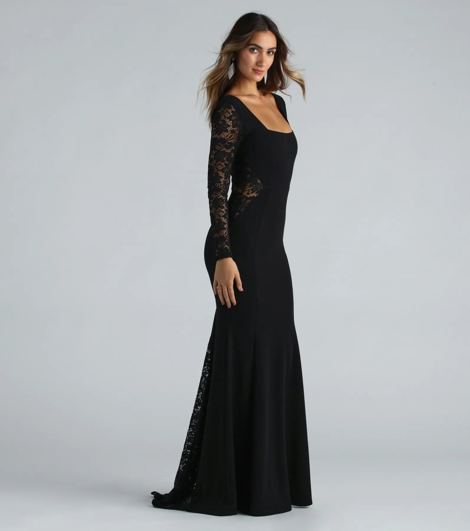 Ultimate Gigi Premium Crepe Lace Mermaid Gown