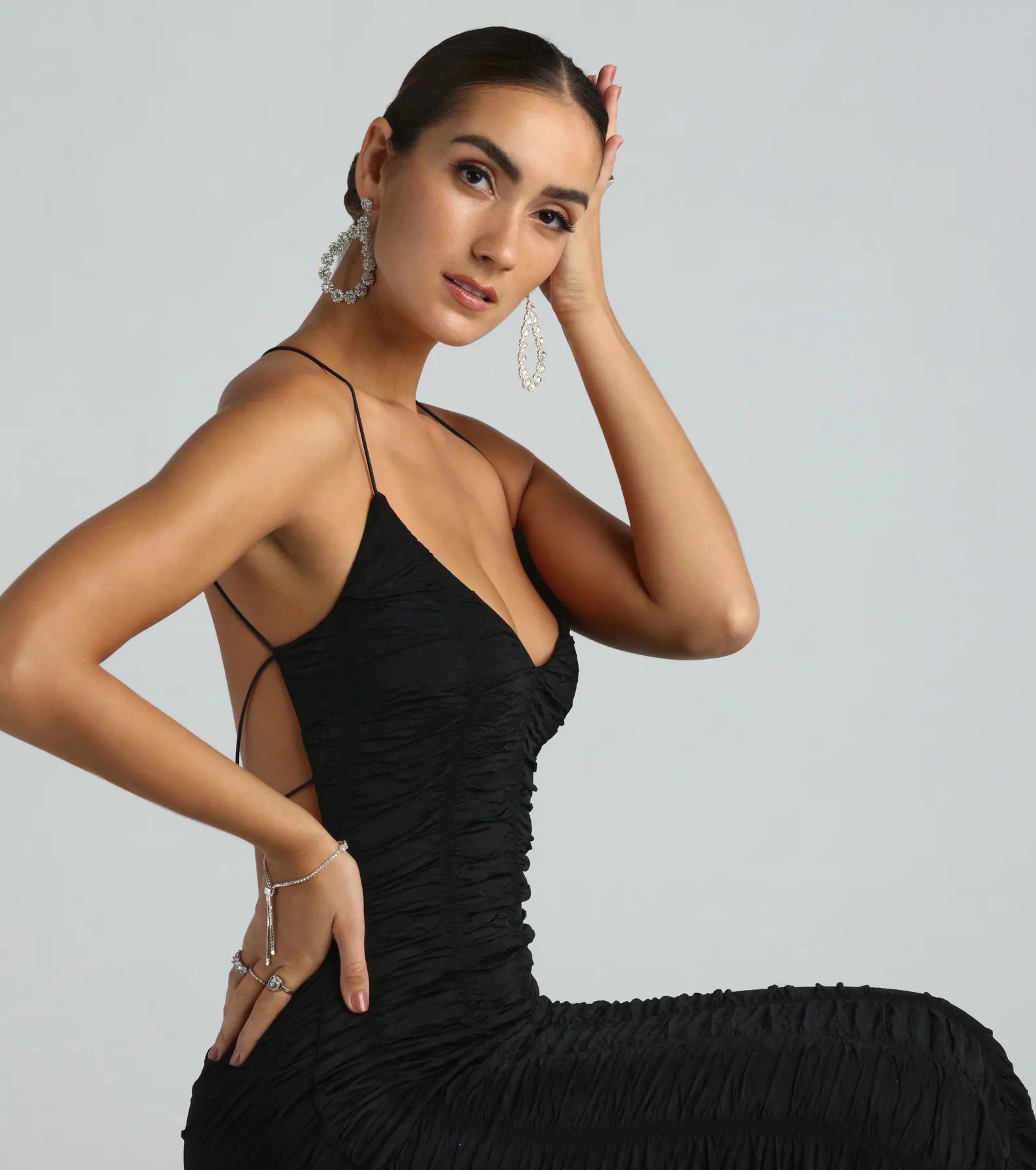 Ultimate Nala Elegant Ruched Mermaid Gown