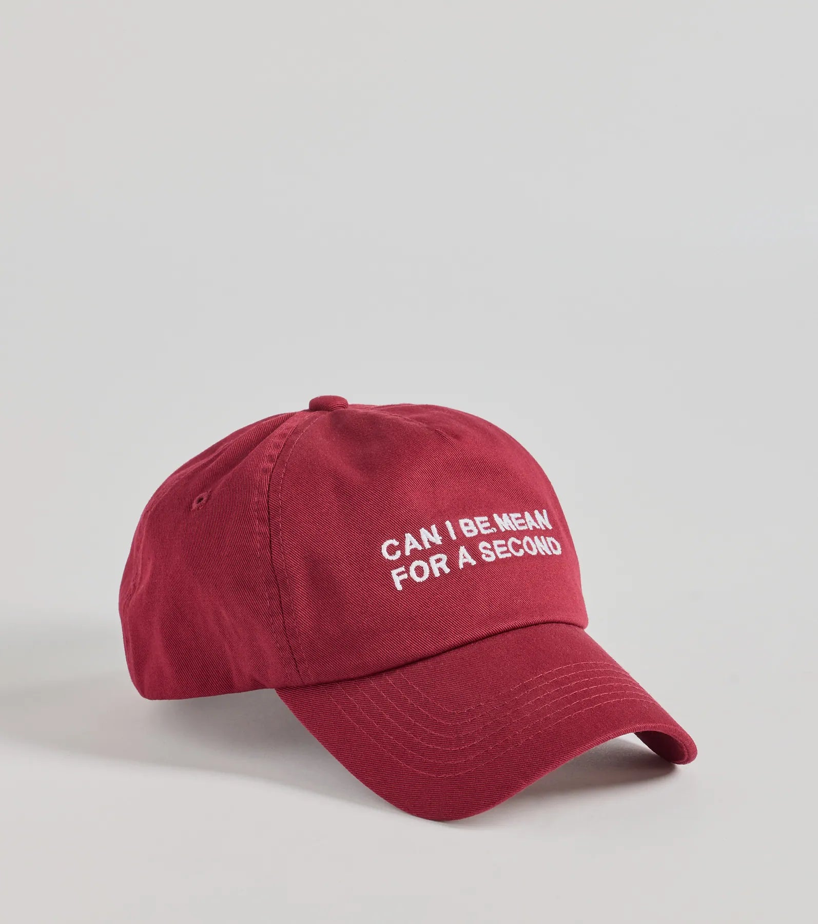 Premium 'Can I Be Mean For A Second' Script Baseball Cap - Ultimate Style Upgrade