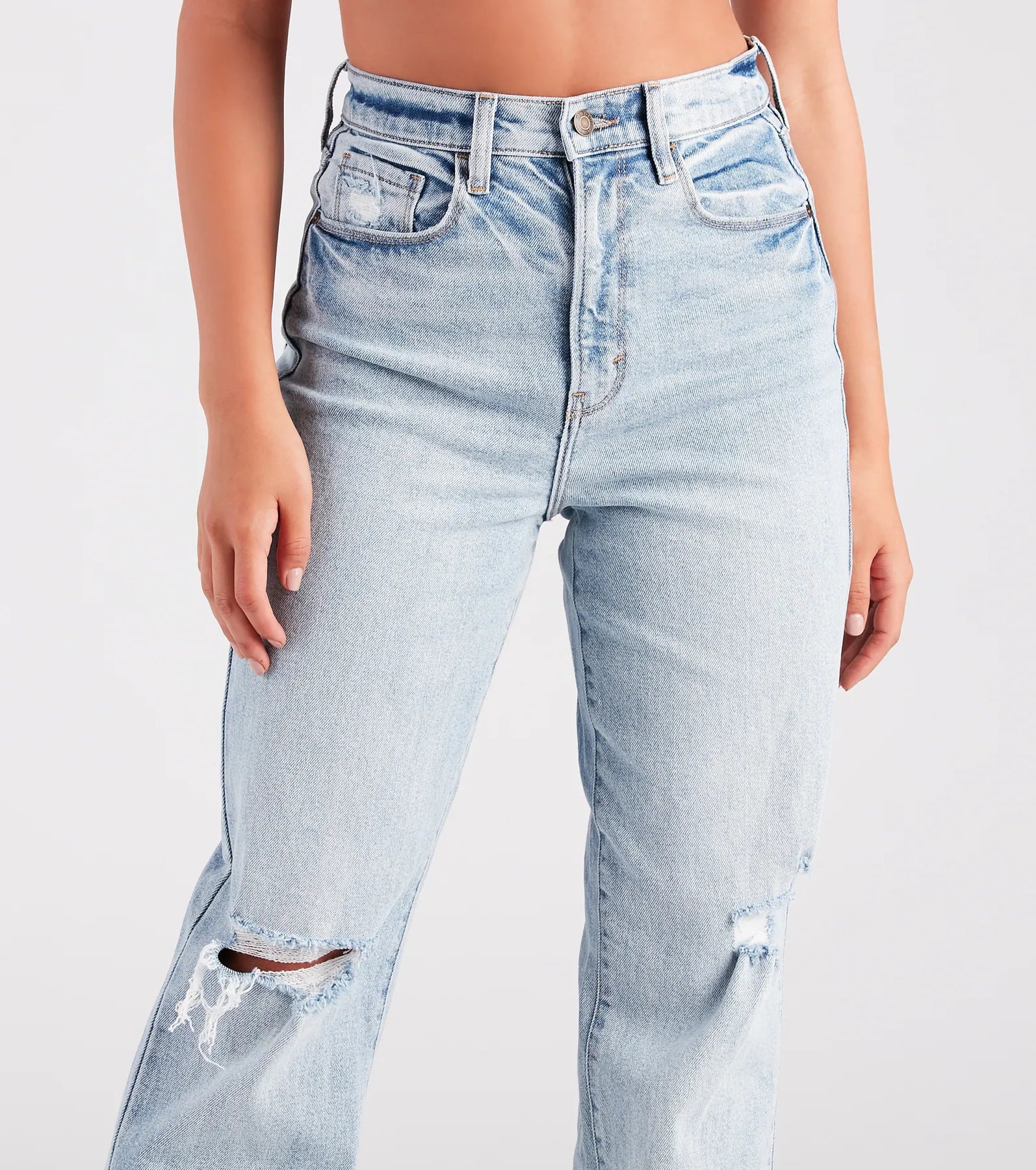 Premium Total Mood High-Rise Boyfriend Jeans - Ultimate Comfort & Style