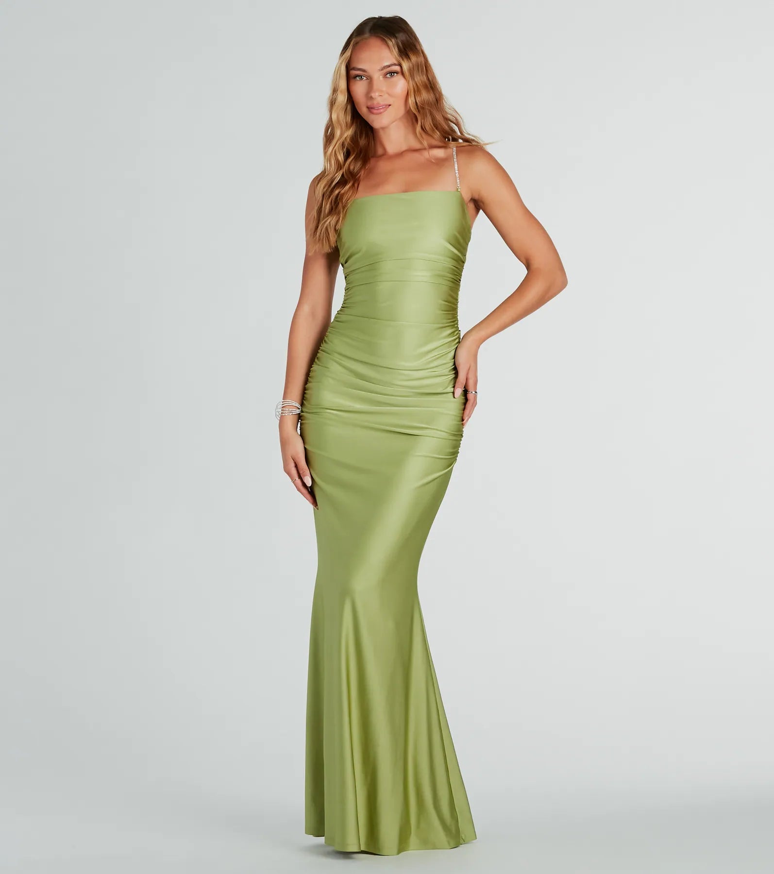 Eliena Premium Rhinestone Mermaid Gown for Black-Tie Events