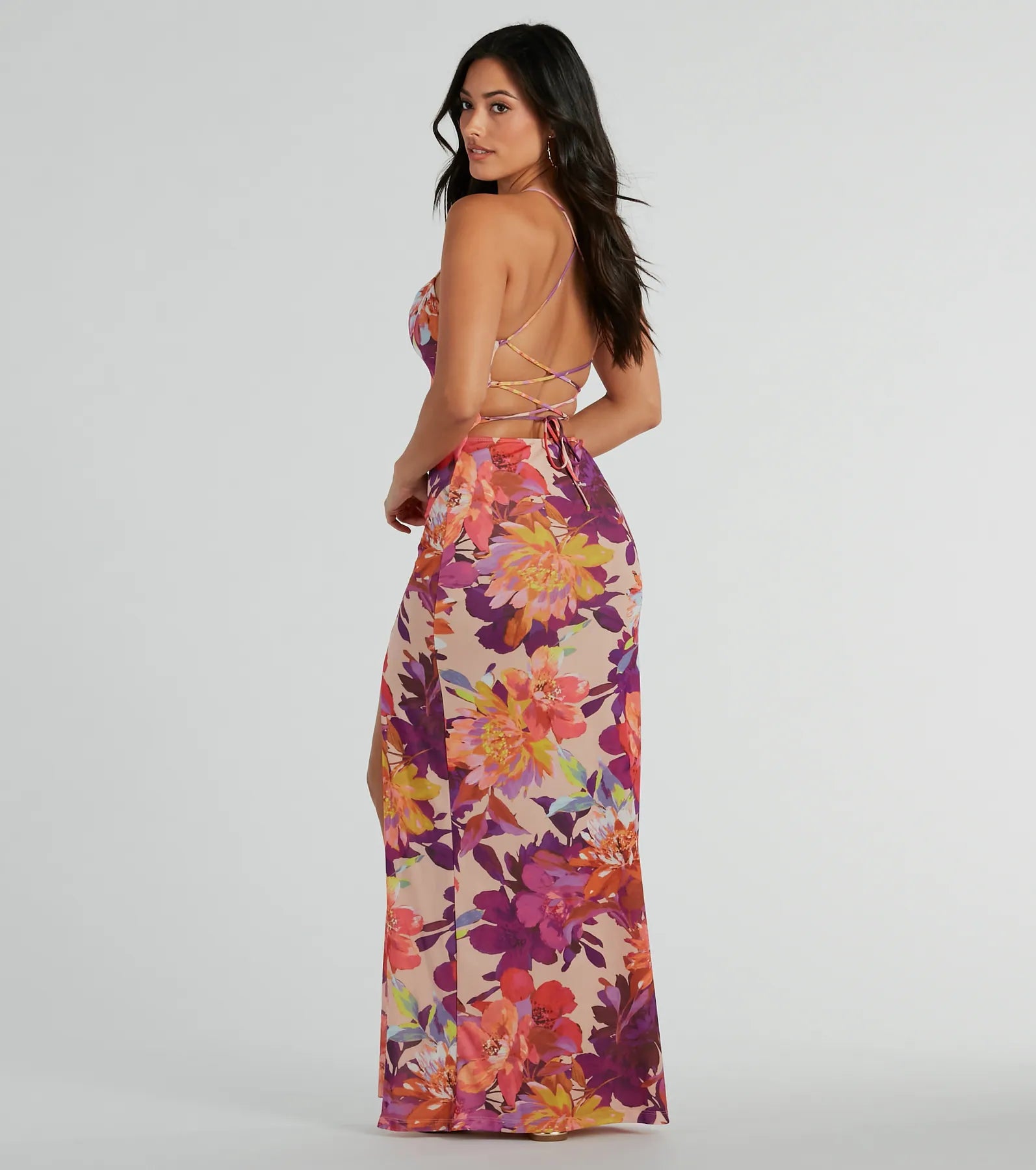 Ultimate Paradise Babe Tropical Floral Maxi Dress