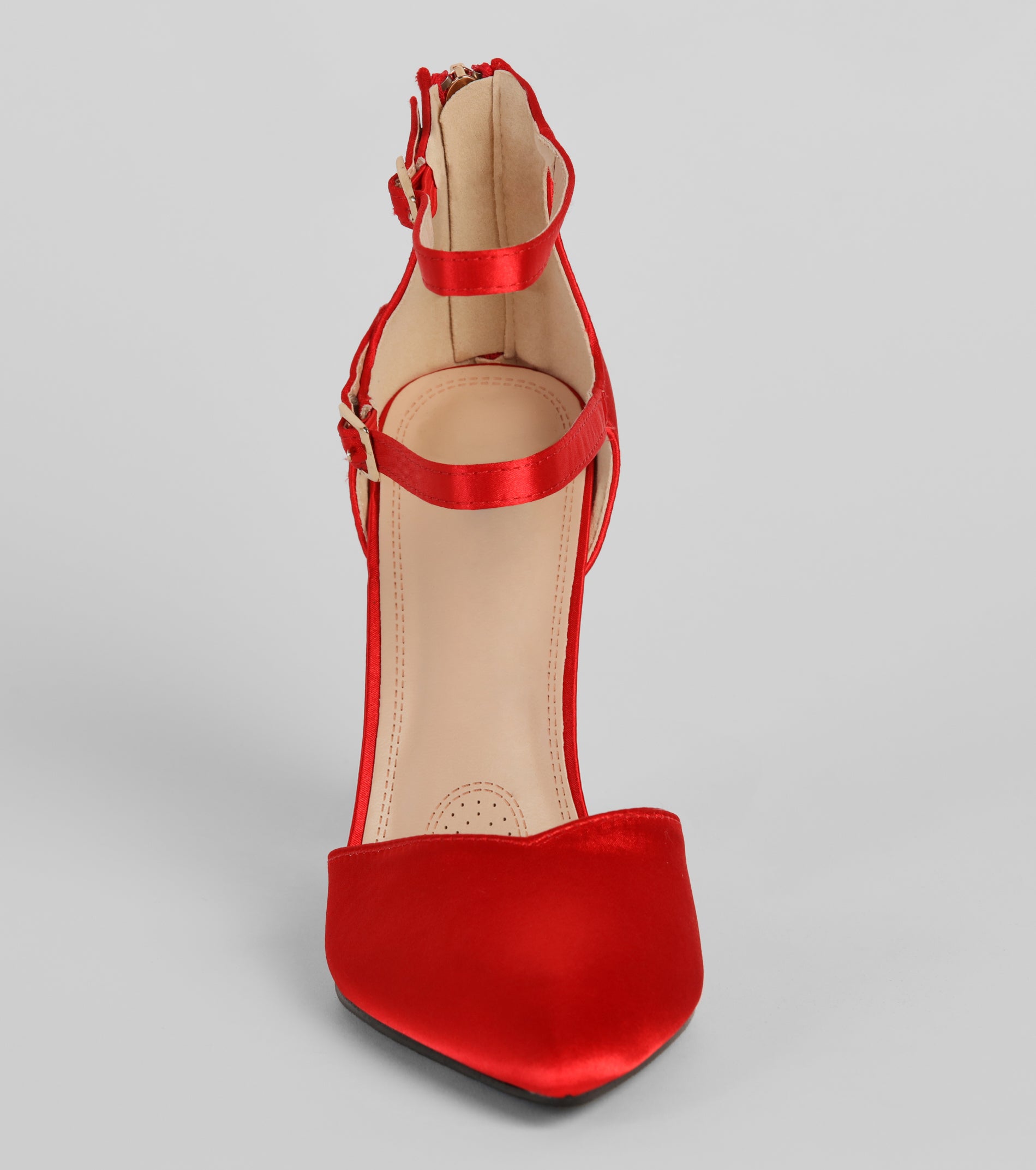 Premium Satin Block Heel Pumps - Elevate Your Style