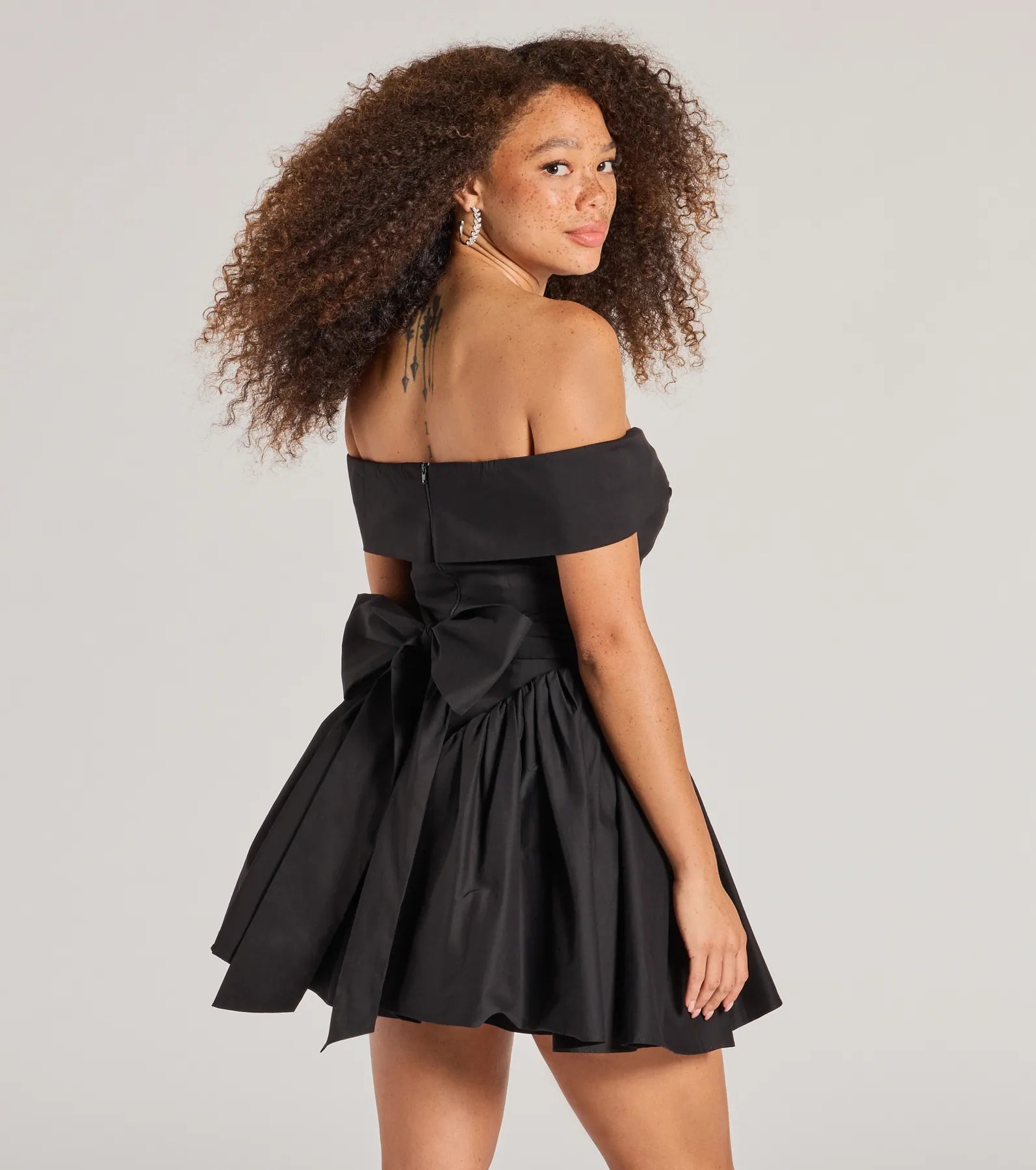 Ultimate Luxe Moment Drop Waist Skater Dress - Premium Elegance