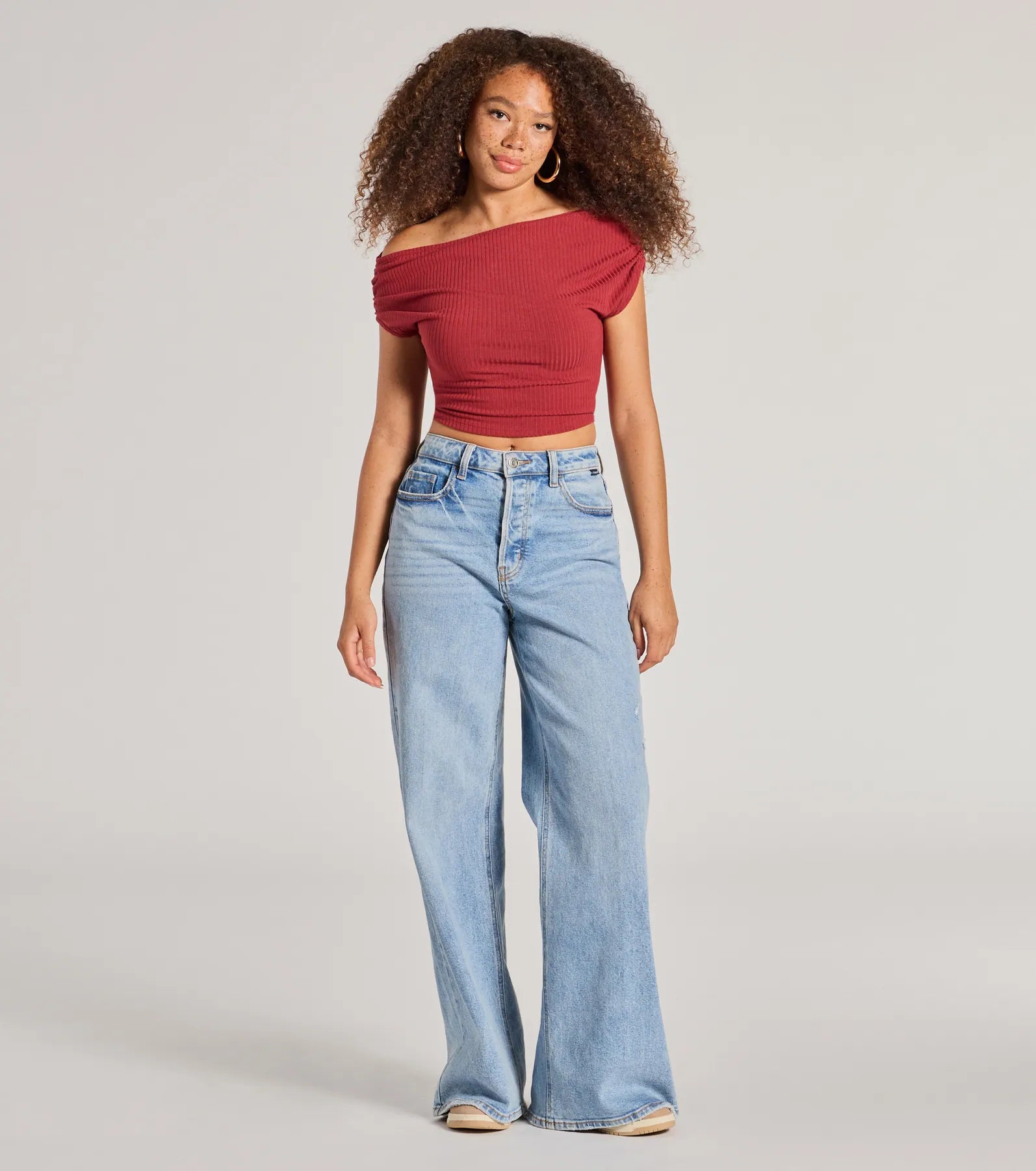 Ultimate Elevated Fave One-Shoulder Crop Top