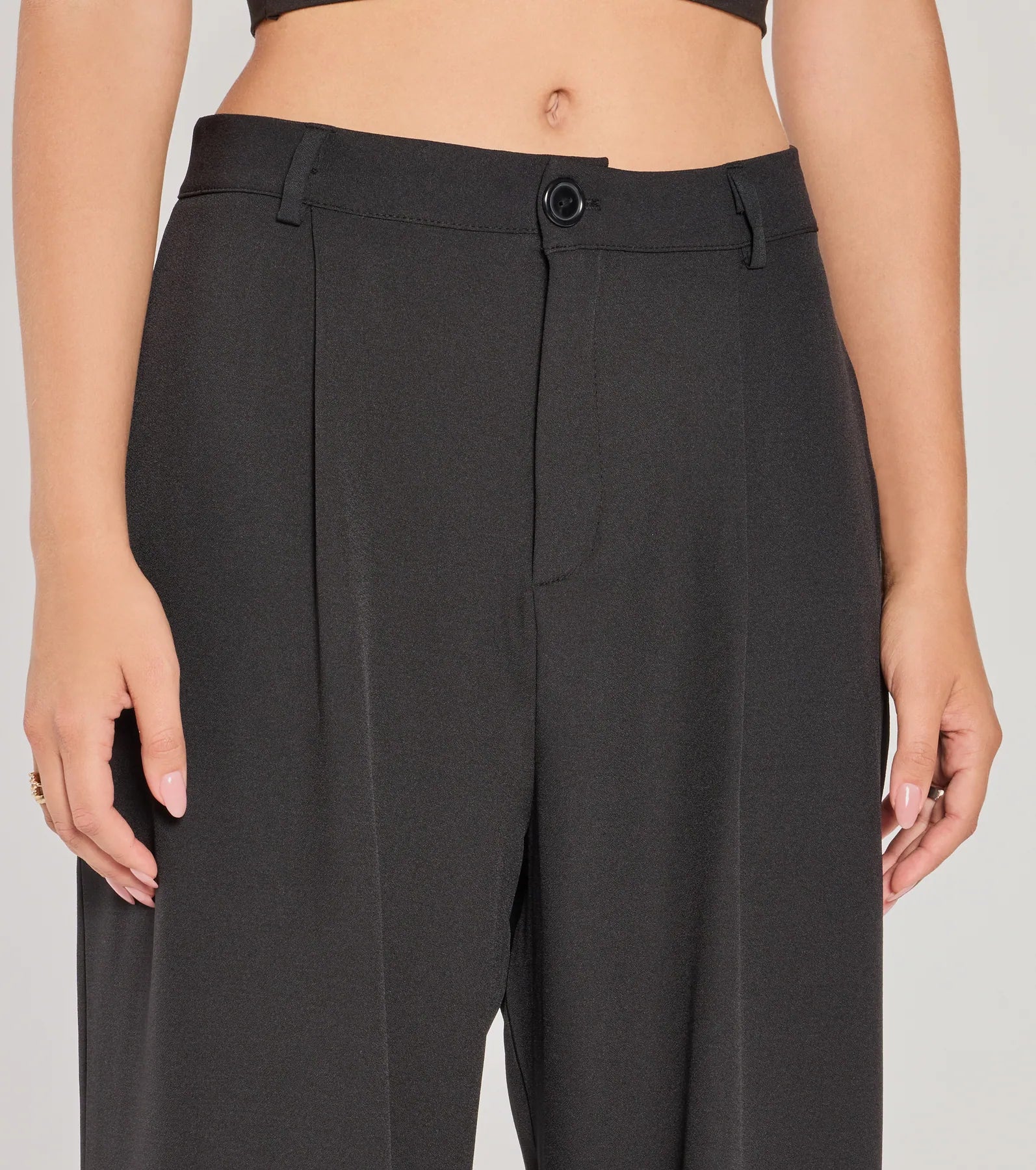 Premium High-Rise Wide Leg Trousers for Effortless Elegance