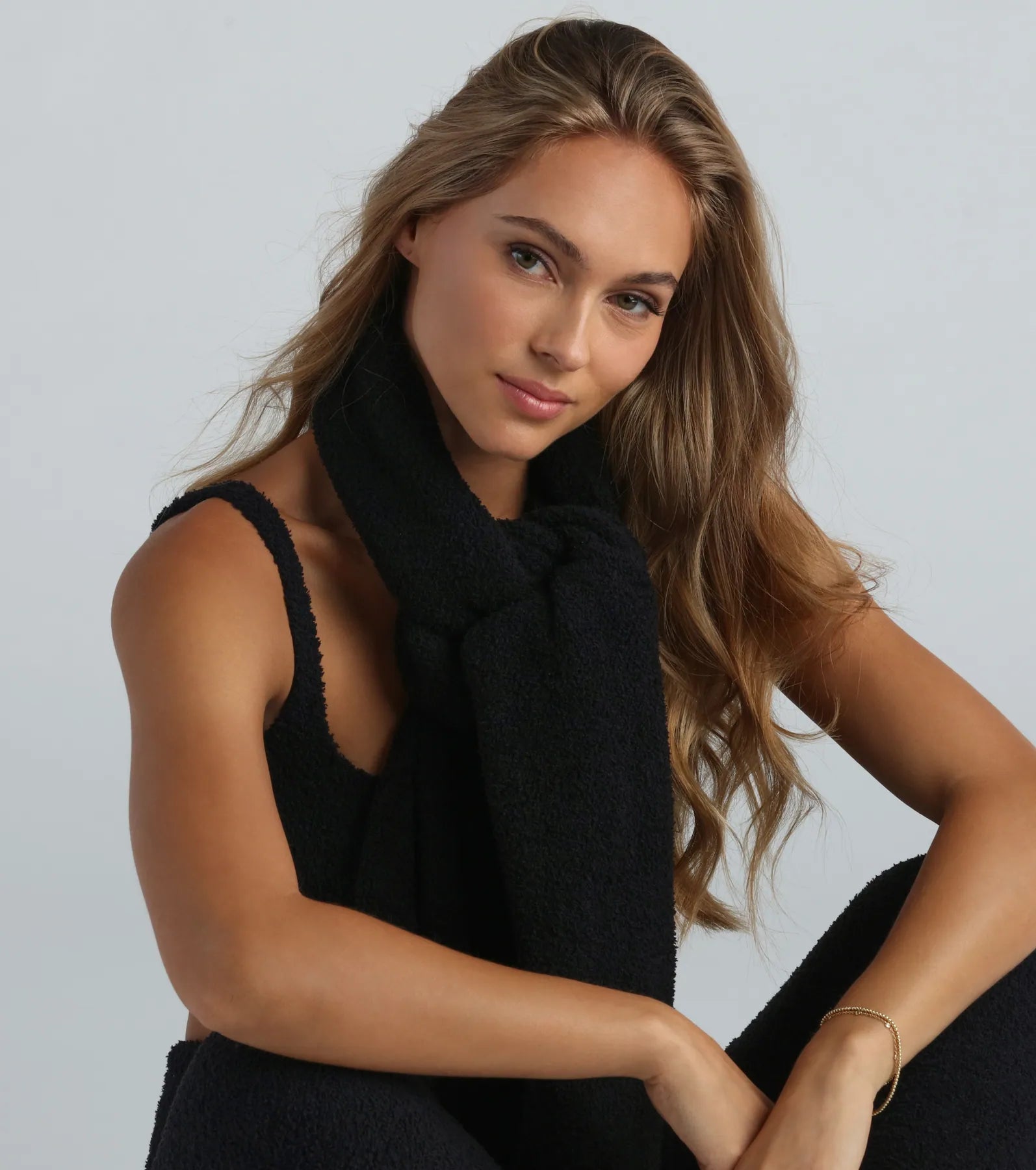 Ultimate Cozy Long Chenille Fuzzy Scarf - Premium Winter Style