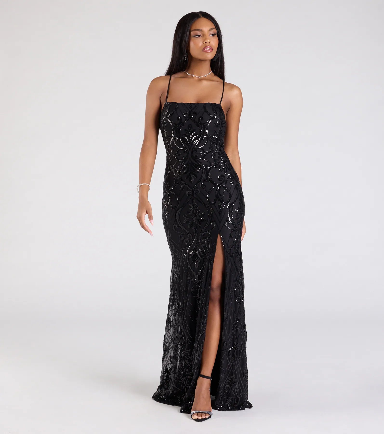 Premium Jillian Sequin Glamour Dress