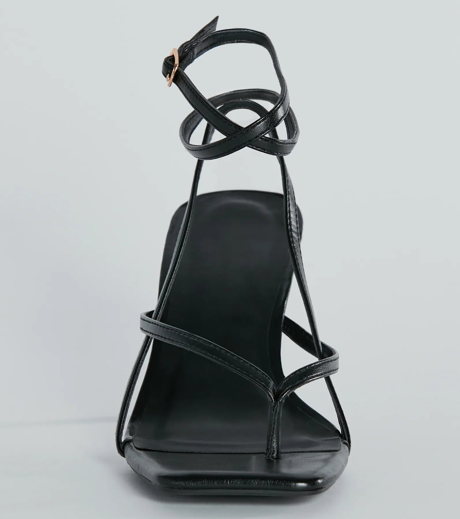 Ultimate Glam Strappy Stiletto Sandals - Eye-Catching Style