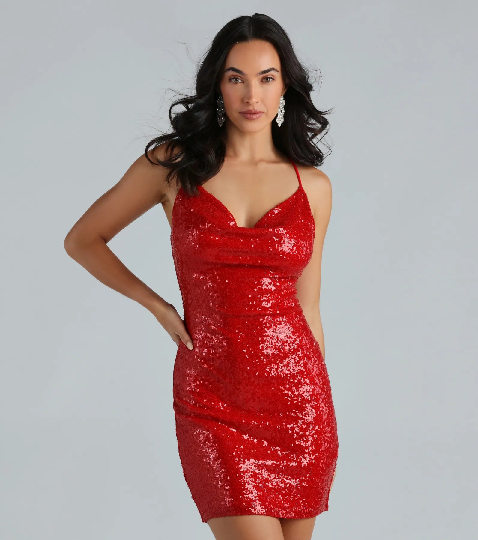 Ultimate Spotlight Sequin Mini Dress - Shine Bright