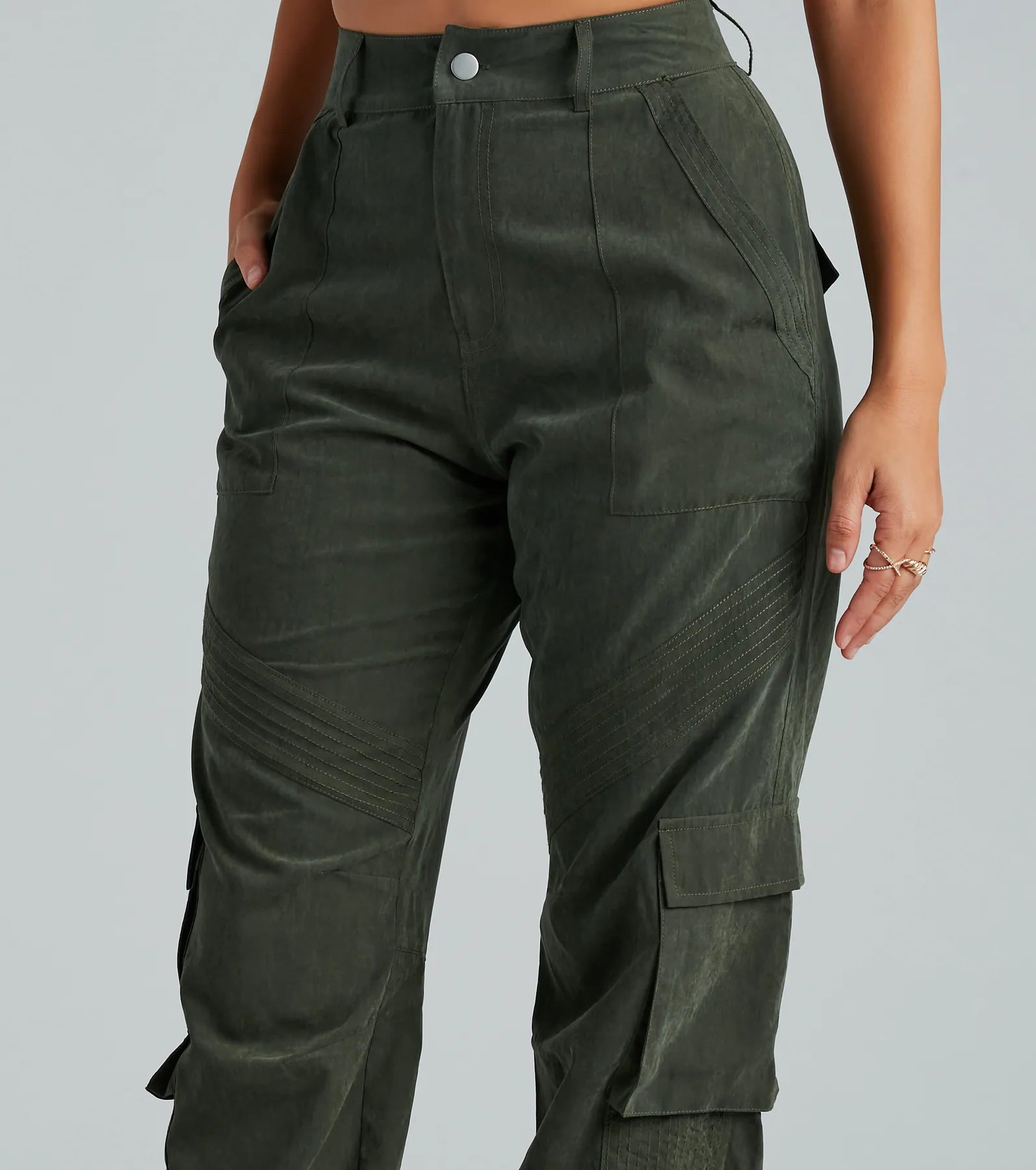 Ultimate Comfort High-Rise Cargo Joggers