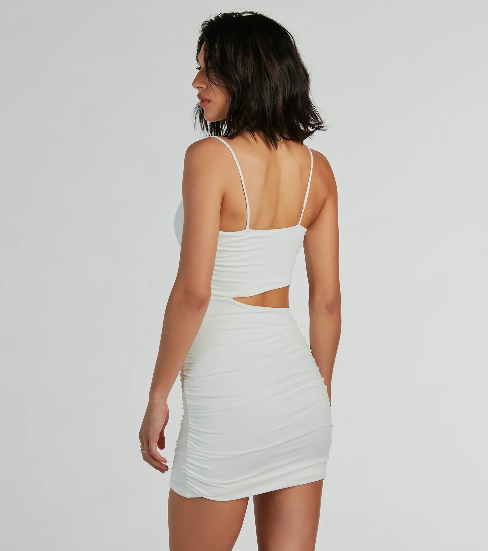 Ultimate Party Statement: Cut-Out Bodycon Mini Dress