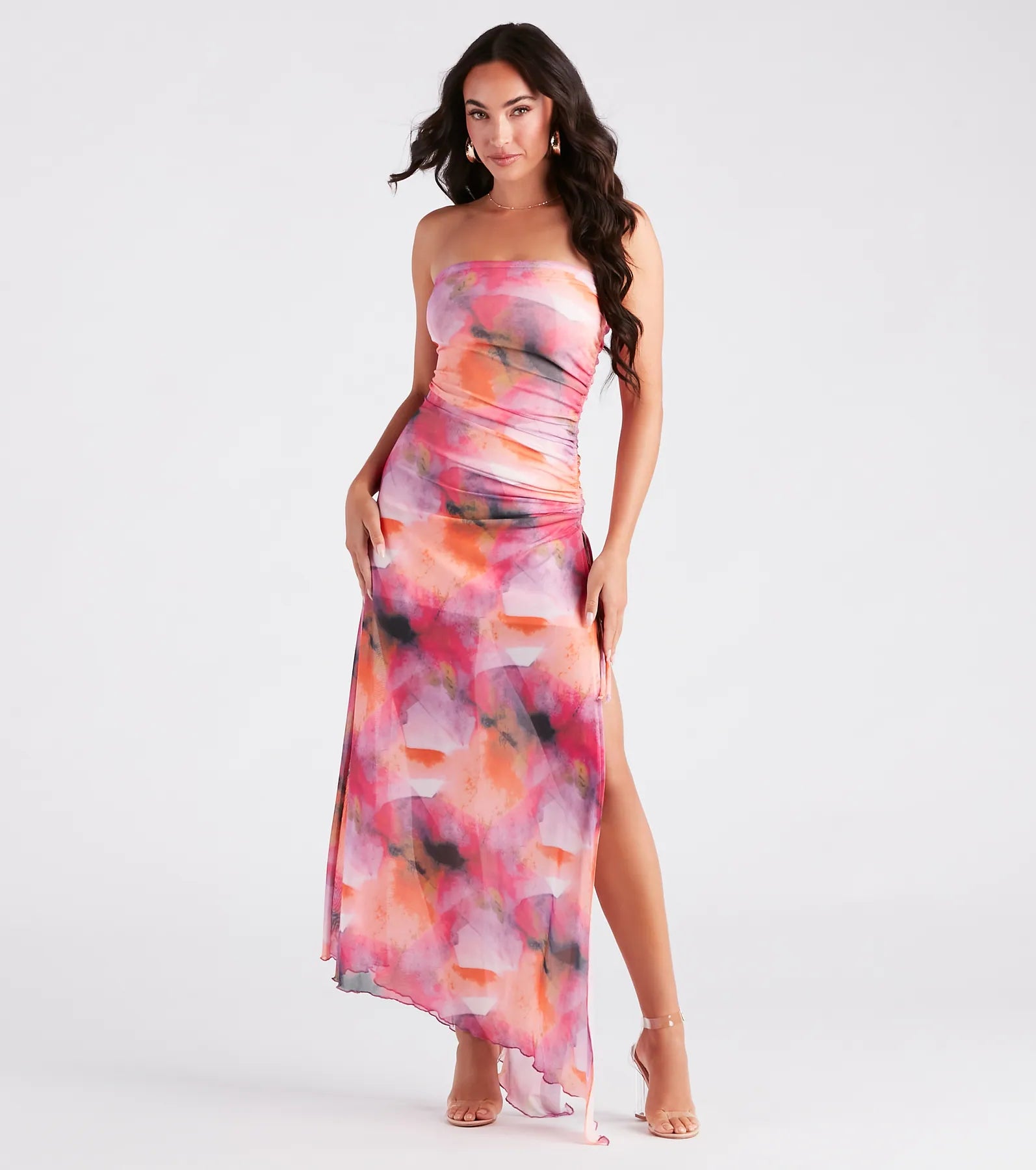 Ultimate Marble Print Maxi Dress - Major Crush