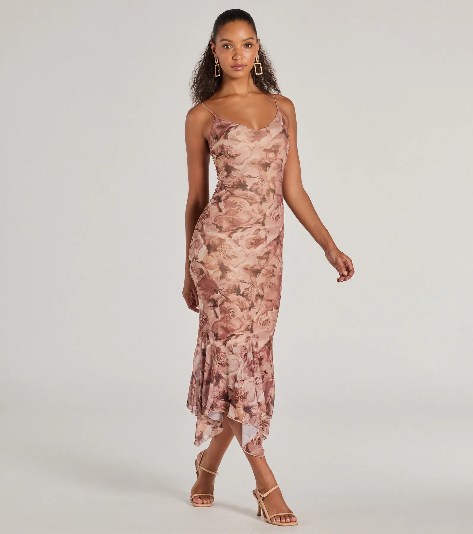 Ultimate Floral Elegance: Ruffle Midi Dress for Every Occasion