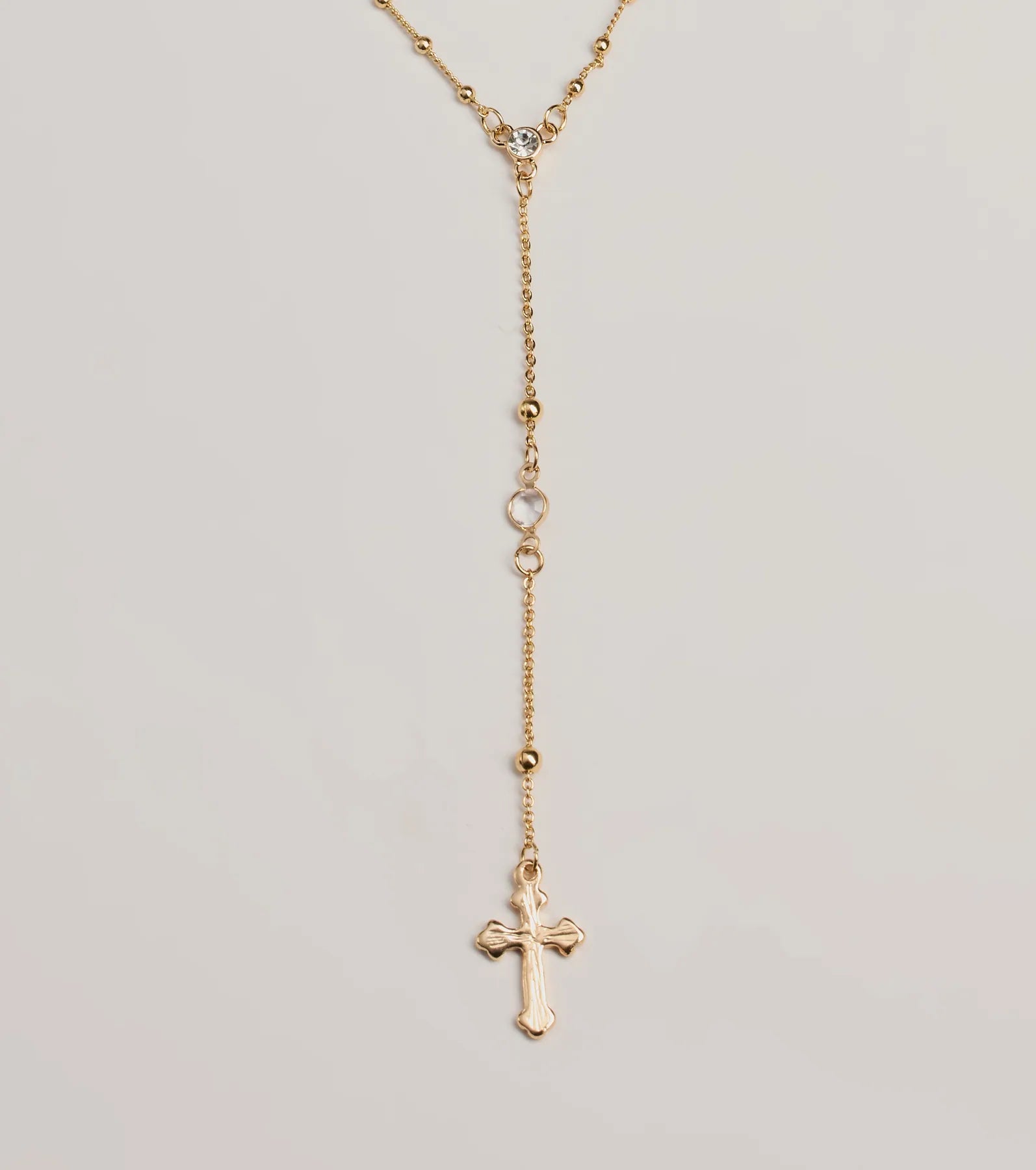 Ultimate Layered Cross Necklace - Premium Rhinestone Charm