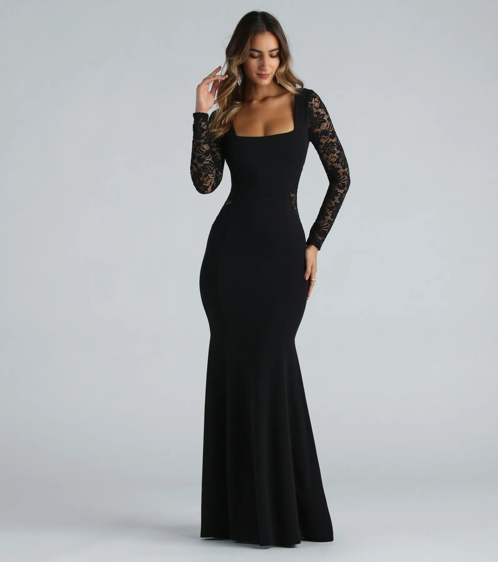 Ultimate Gigi Premium Crepe Lace Mermaid Gown