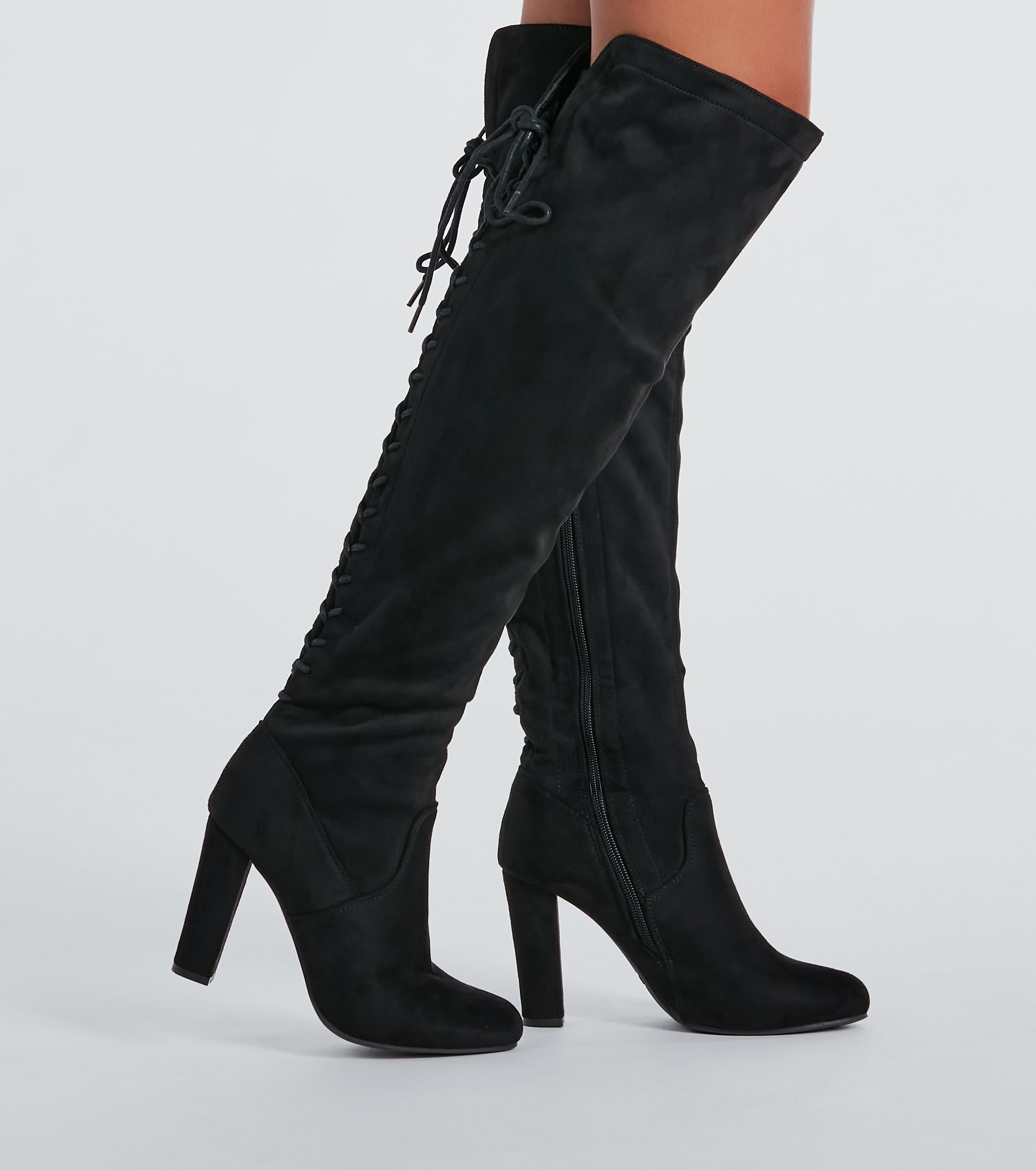 Ultimate Strut Lace-Up Over-The-Knee Boots