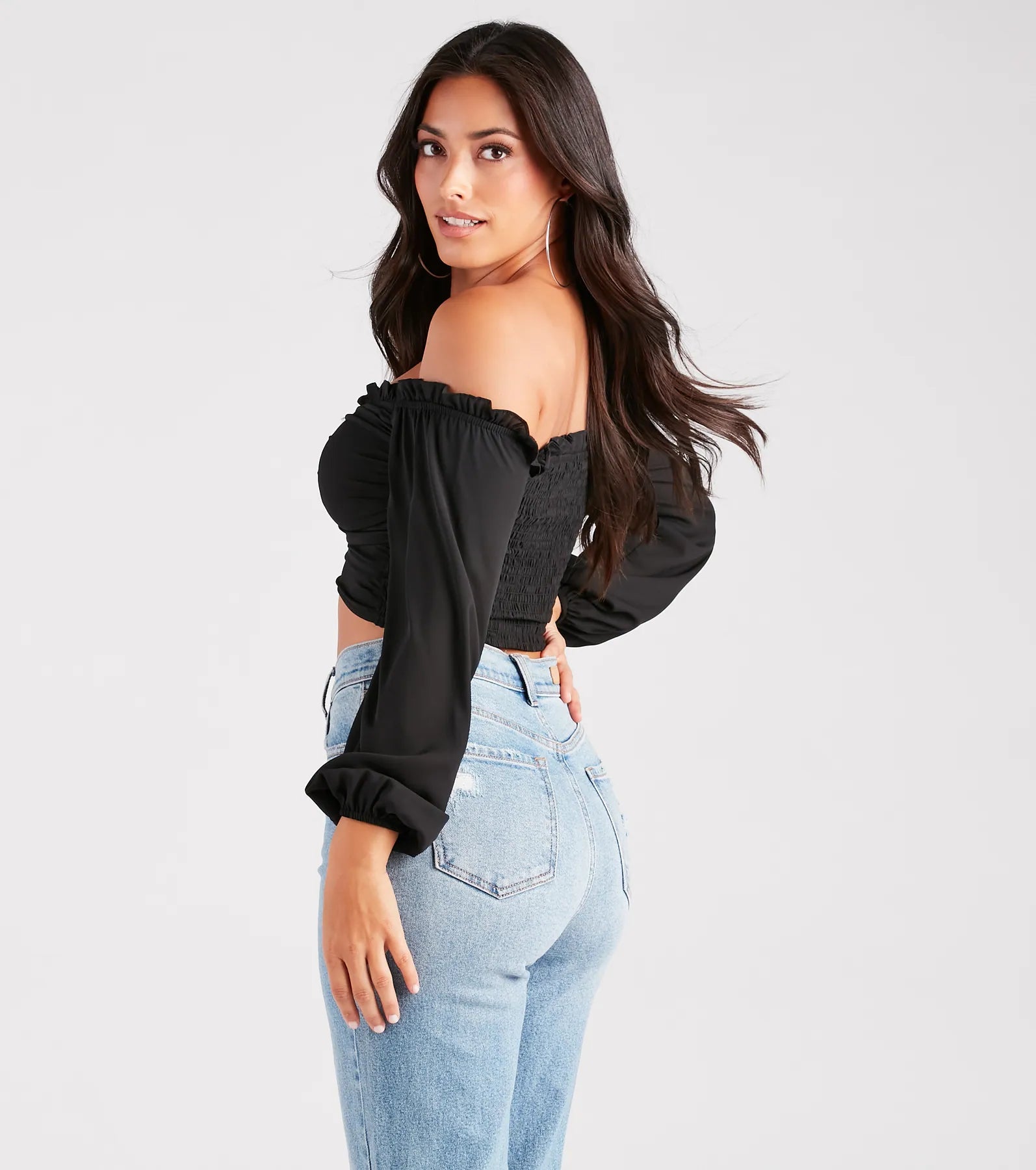 Ultimate Flirty Chiffon Corset Crop Top - Premium Style