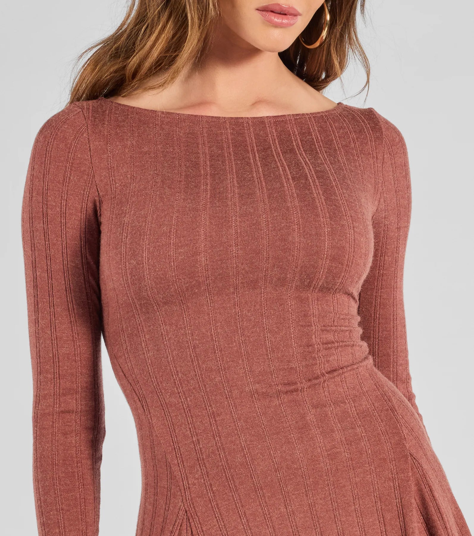 Ultimate Luxe Cashmere Knit Dress - Hanky Hem Design