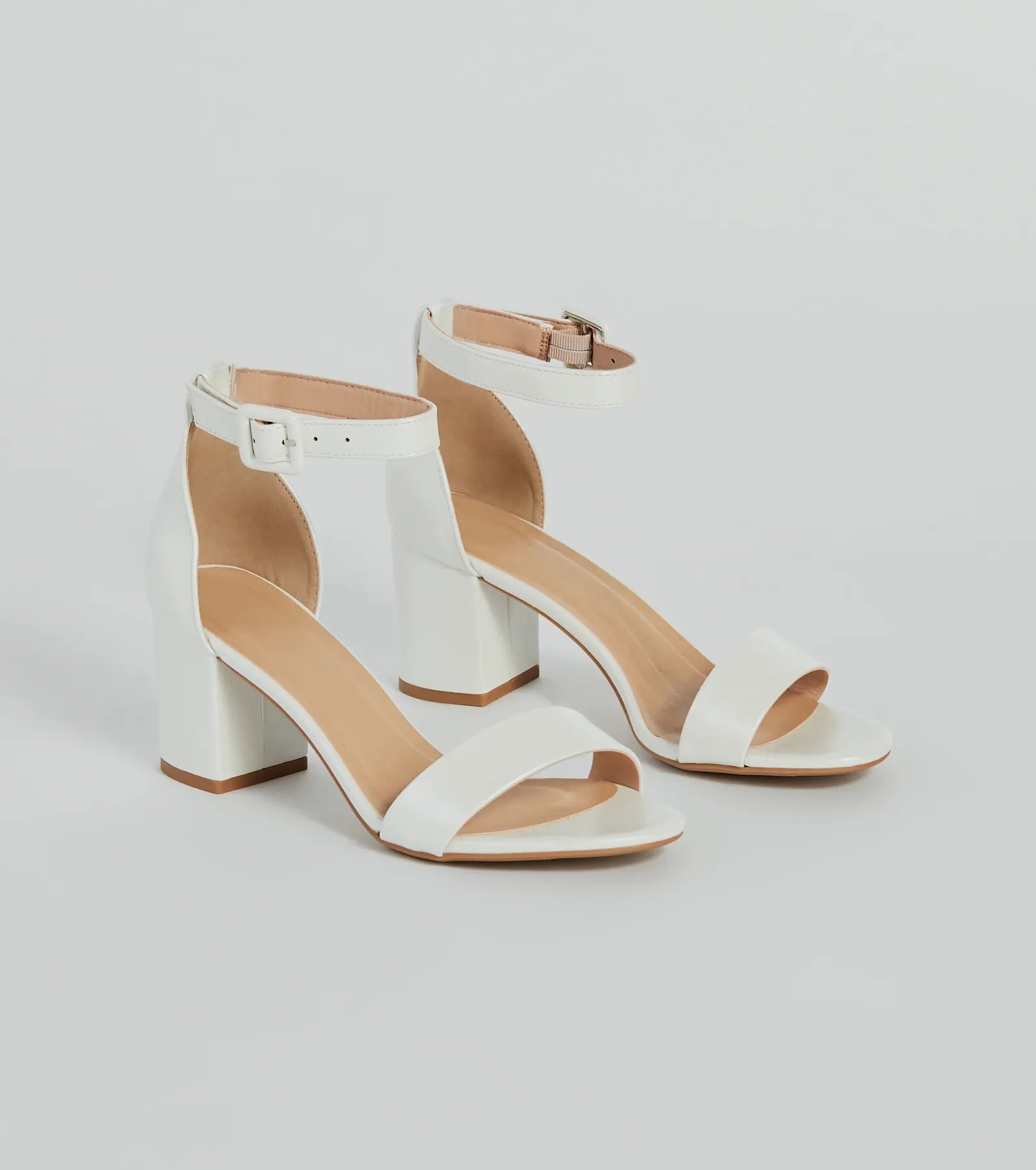 Premium Minimalist Faux Leather Block Heels - Ultimate Style & Comfort