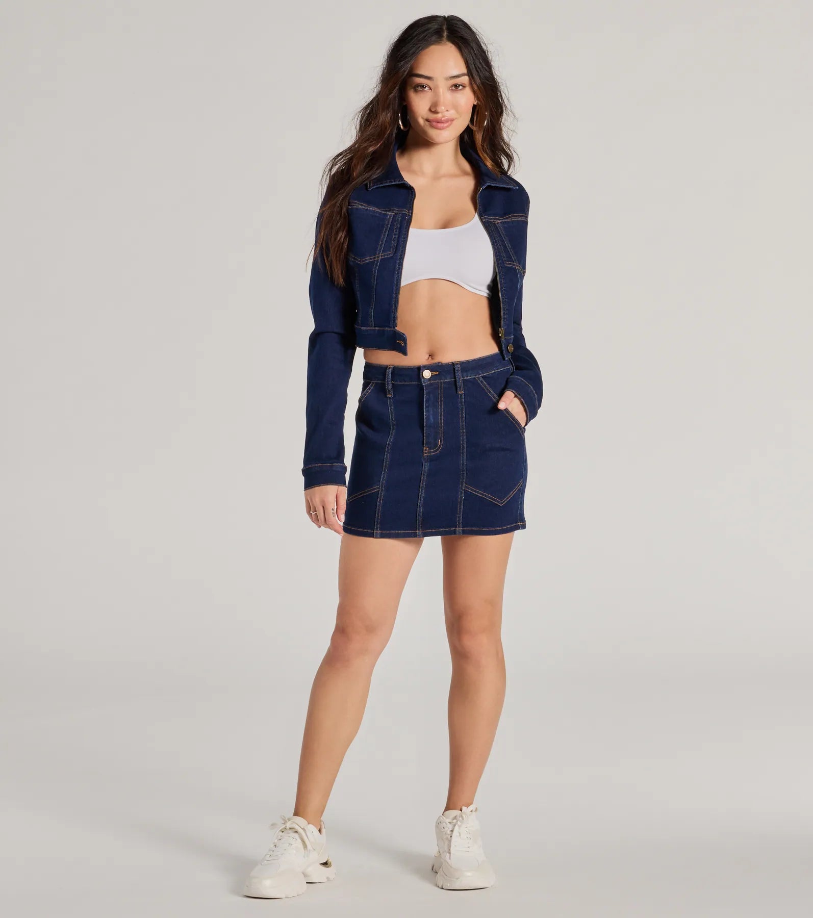 Ultimate Covetable Cutie High-Rise Denim Mini Skirt - Everyday Chic