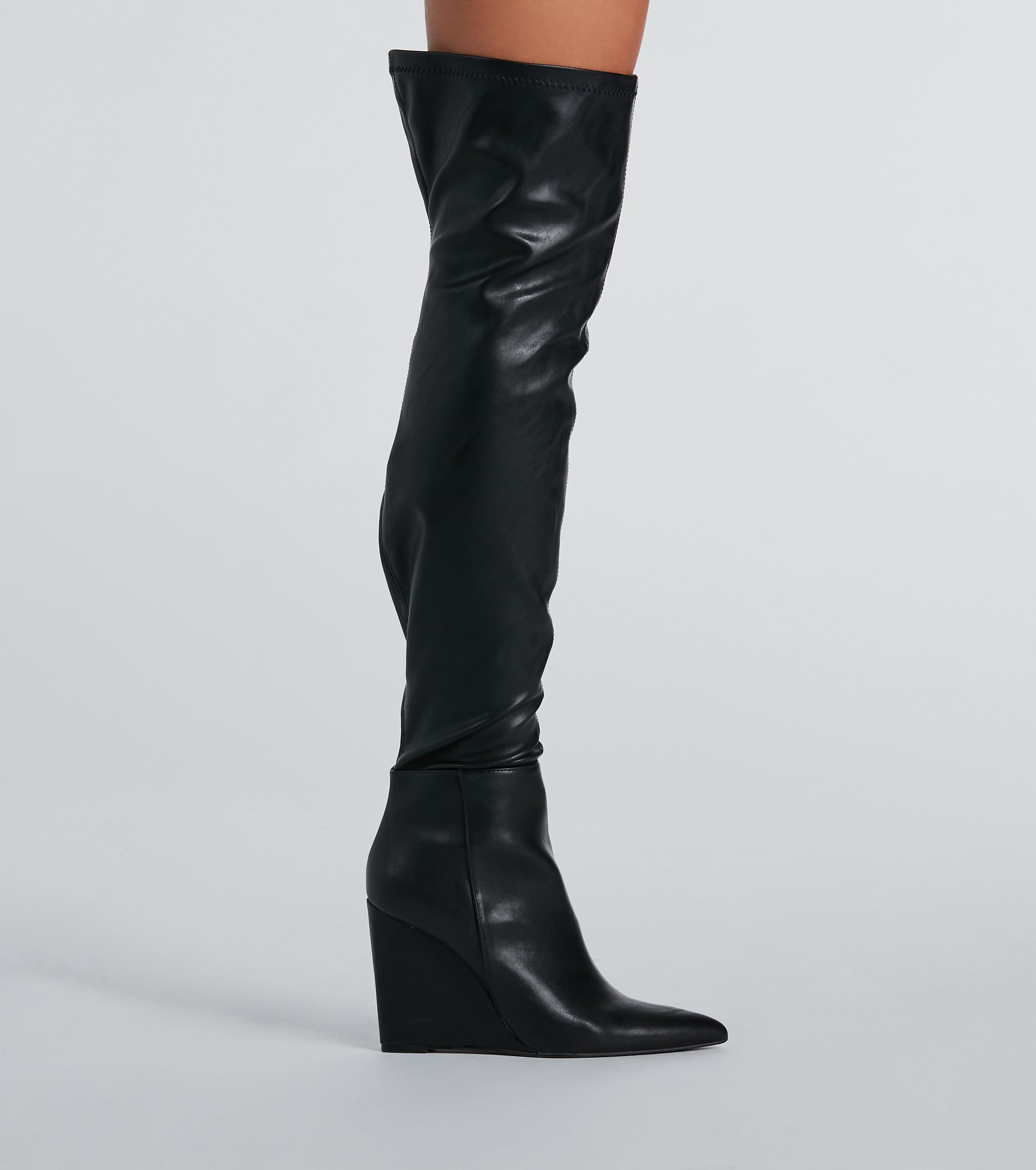 Ultimate Statement Wedge Over-The-Knee Boots