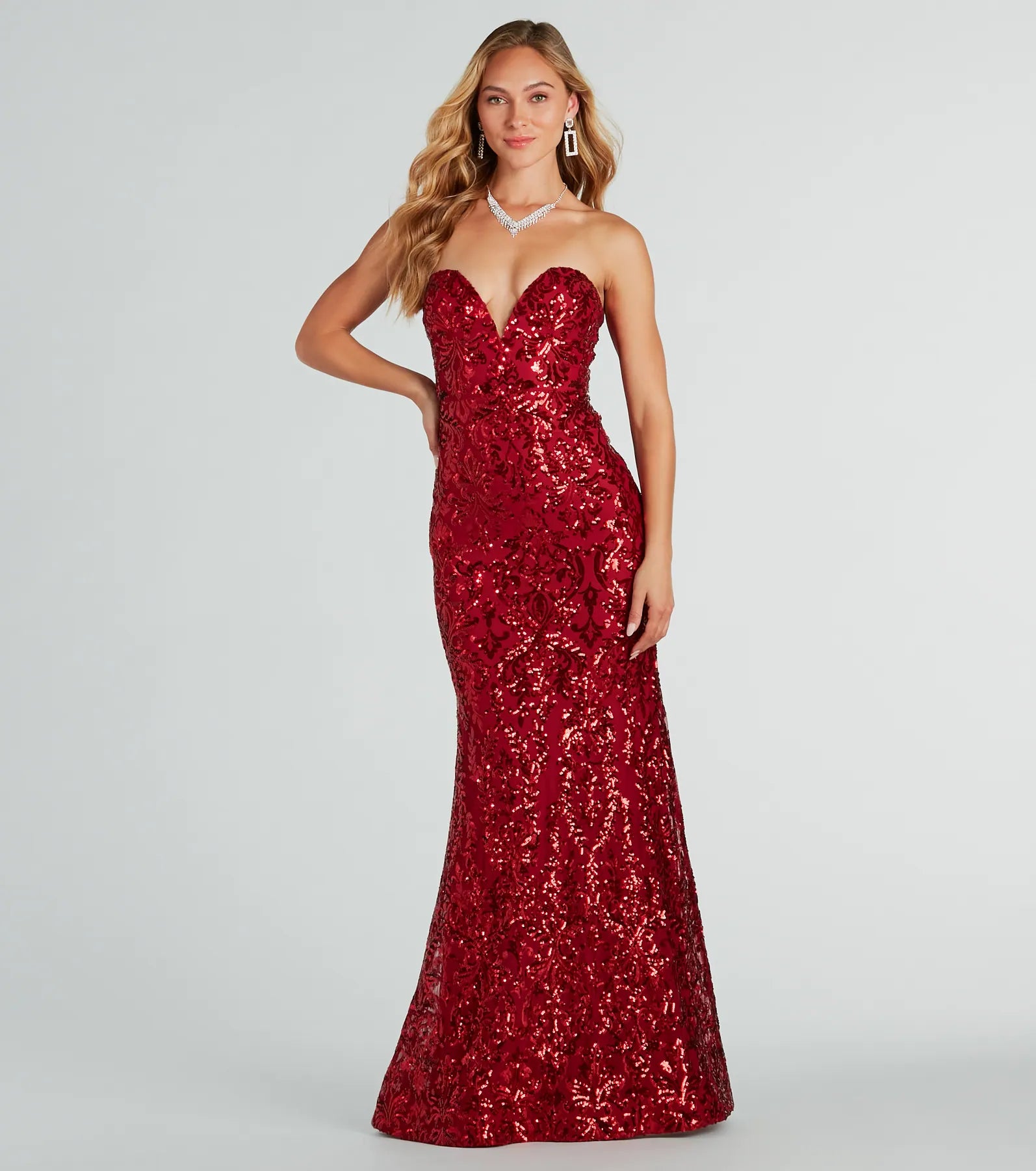 Ultimate Leighton Sequin Mermaid Gown for Black Tie Events