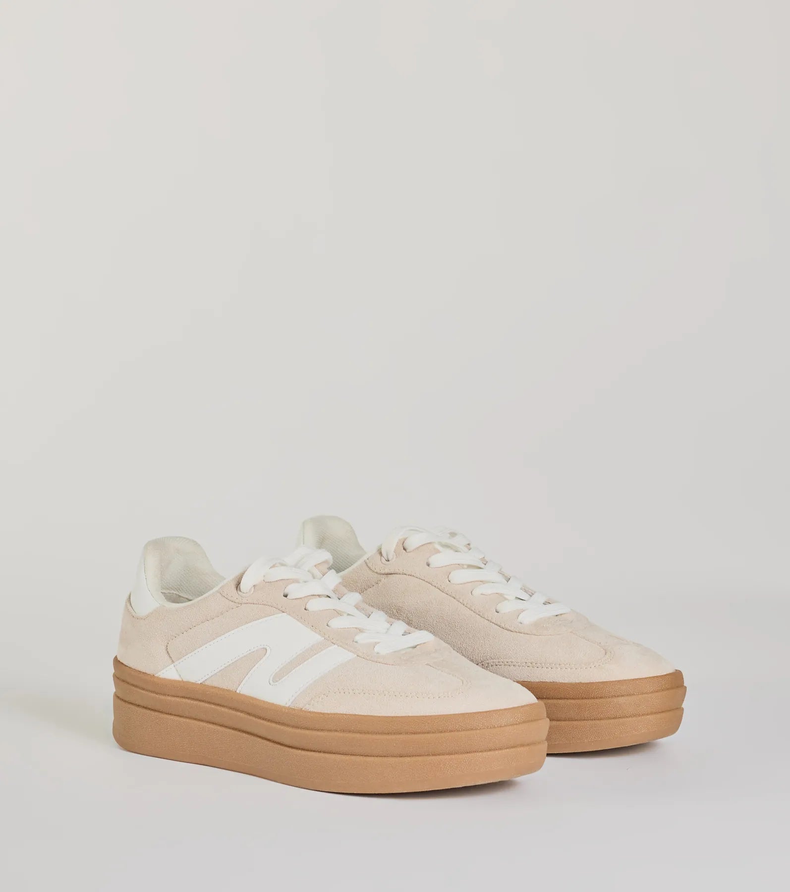 Ultimate Faux Suede Platform Sneakers - Upgrade Your Style