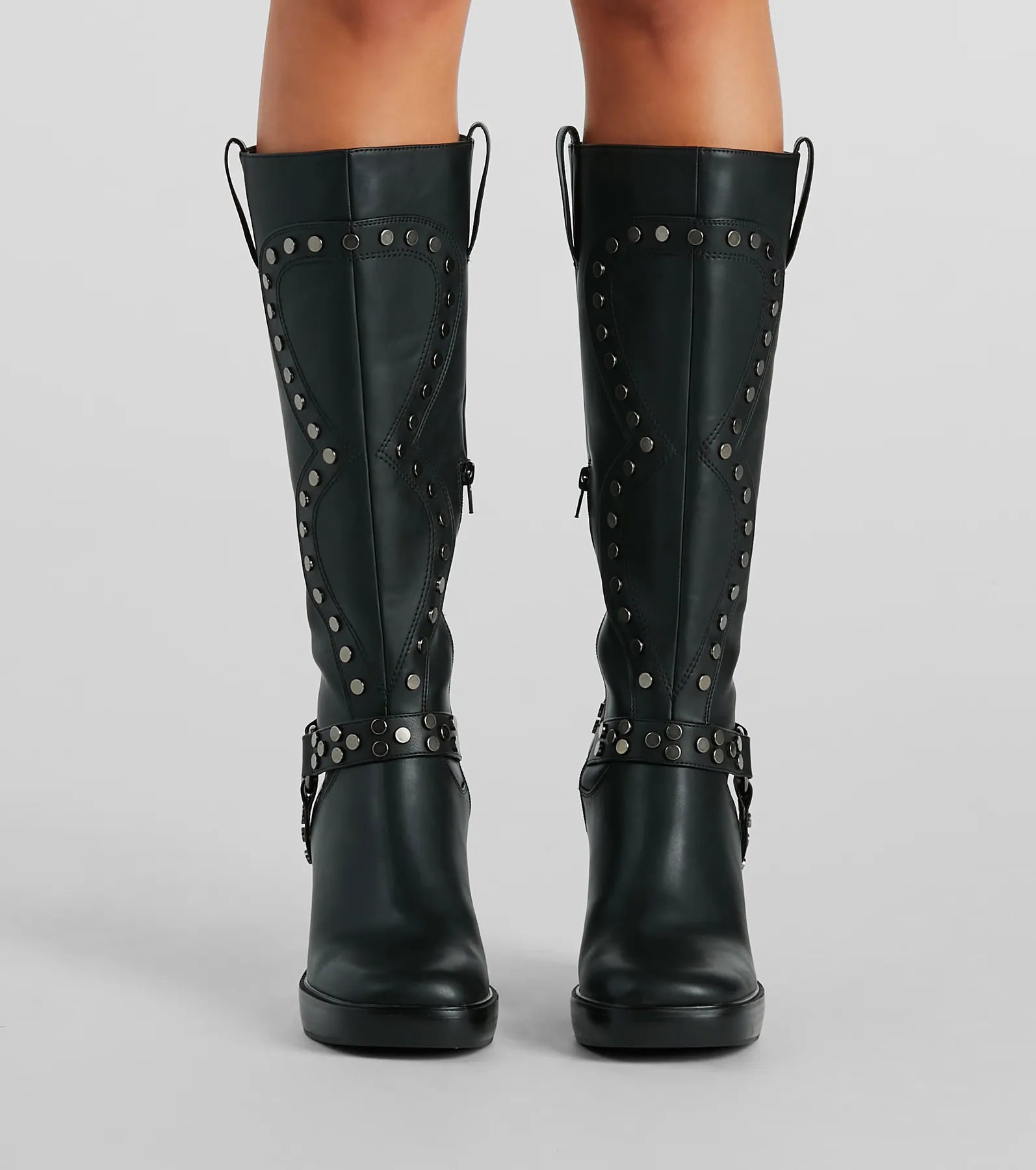 Ultimate Edge Faux Leather Under-The-Knee Boots