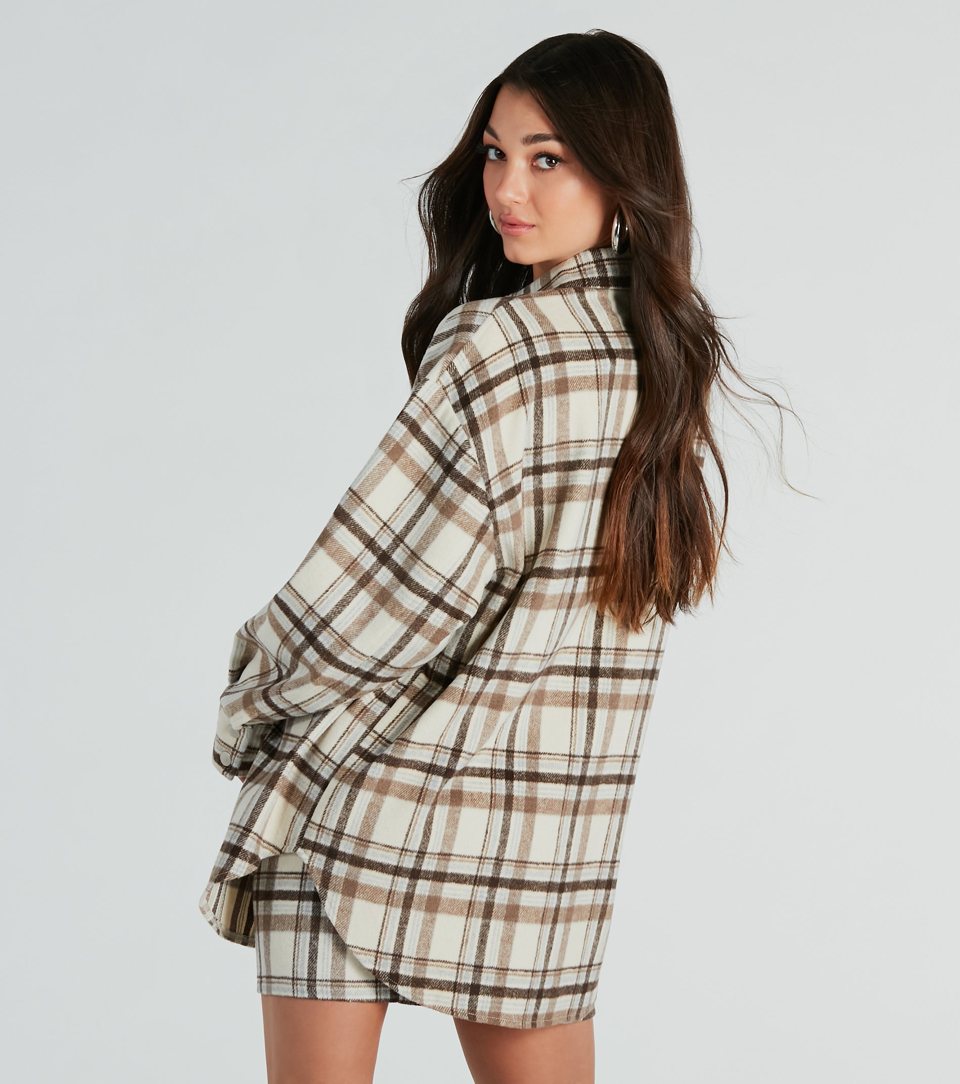 Premium Plaid Flannel Shacket - Ultimate Style for Chilly Days