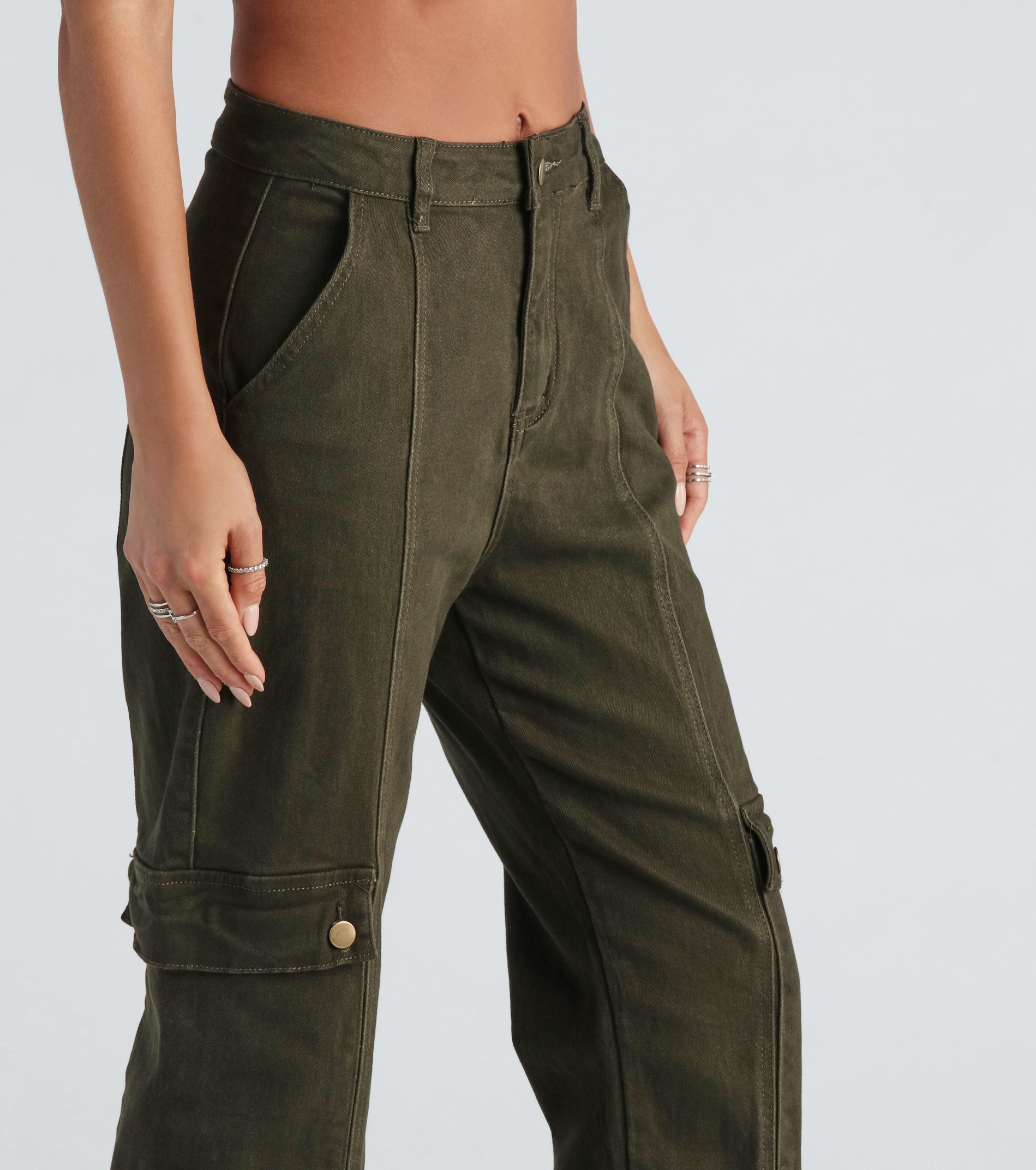 Ultimate Denim Cargo Joggers - Fashion Boot Camp Edition