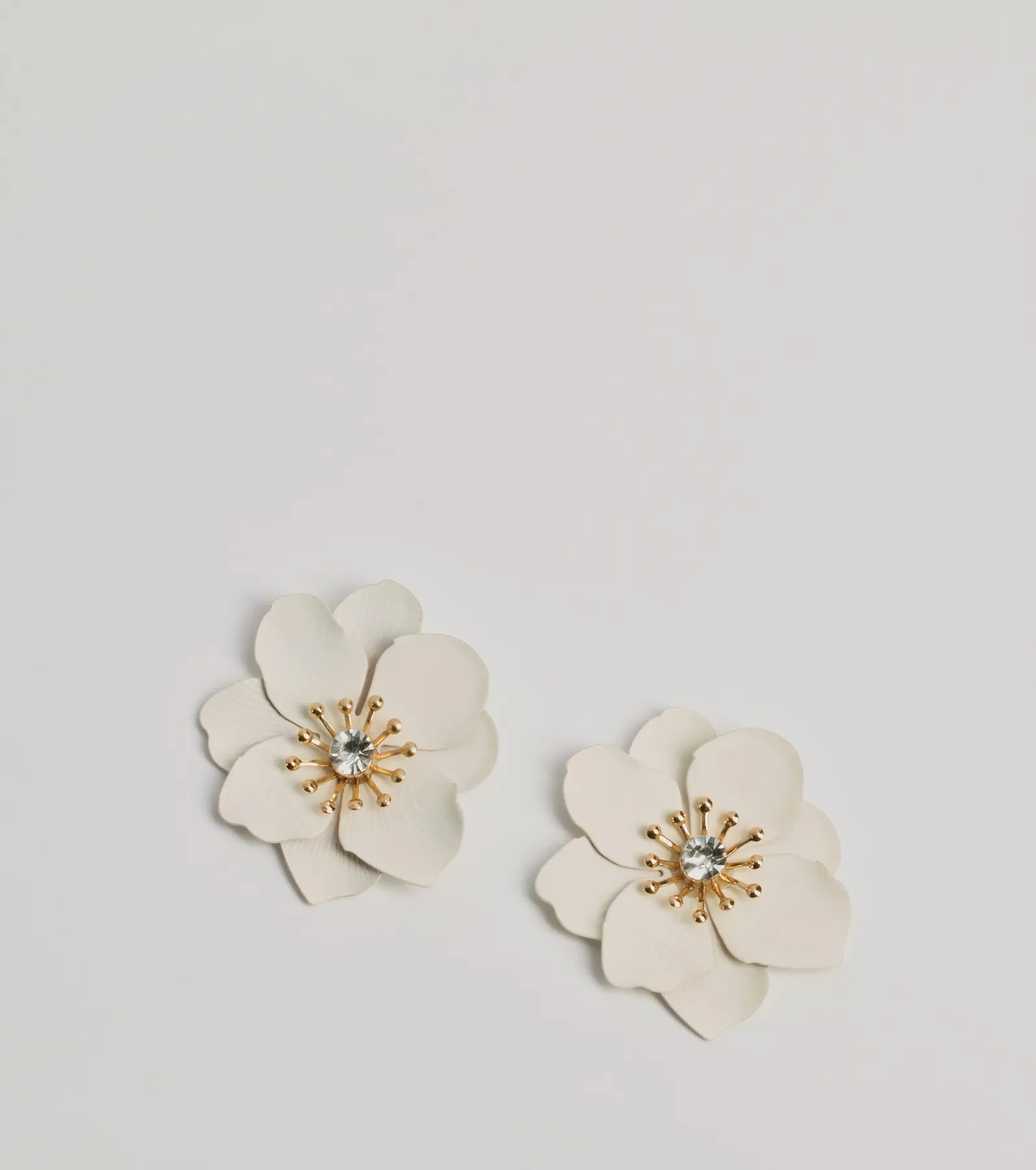 Ultimate Blooming Glam Flower Stud Earrings