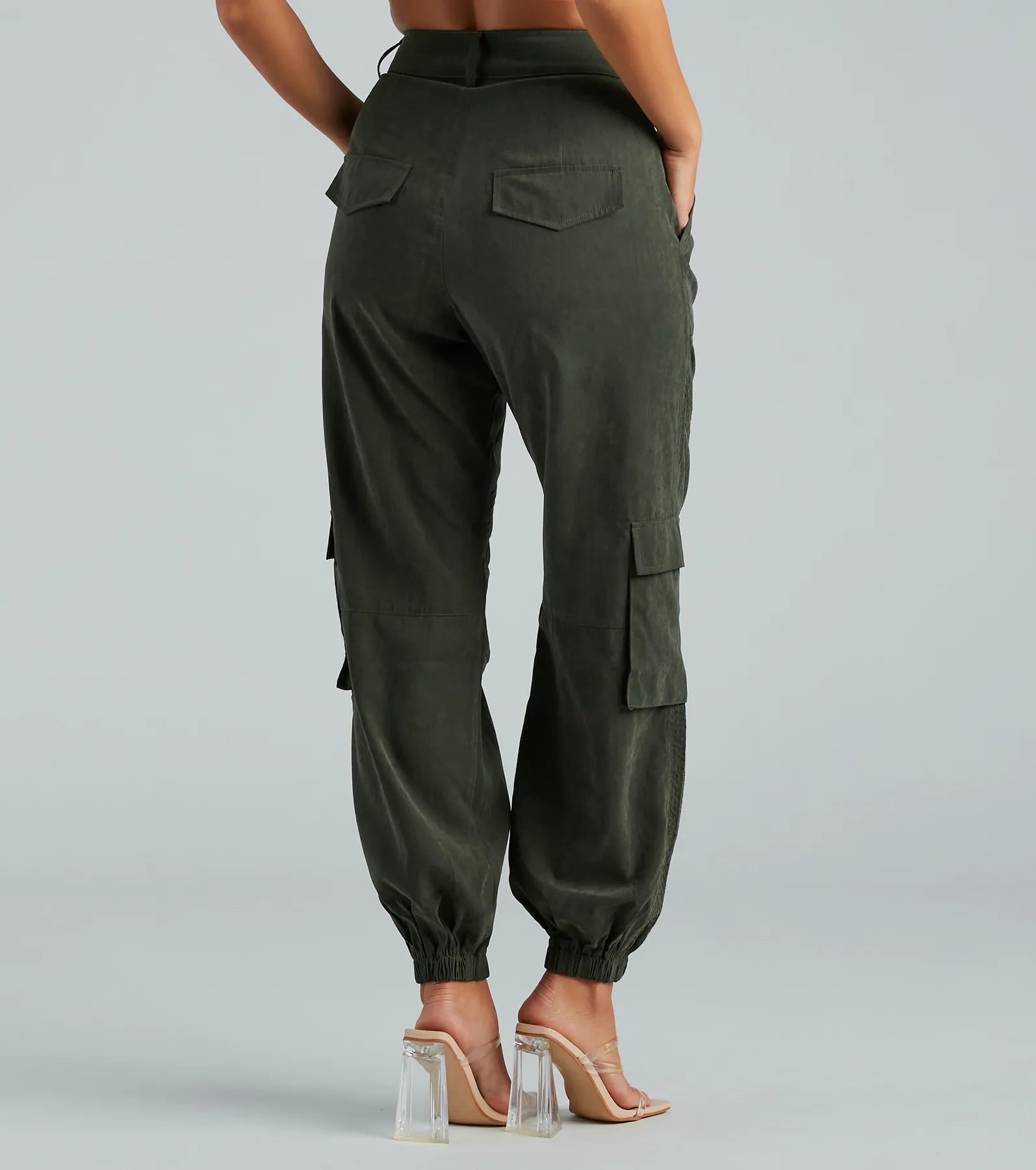 Ultimate Comfort High-Rise Cargo Joggers