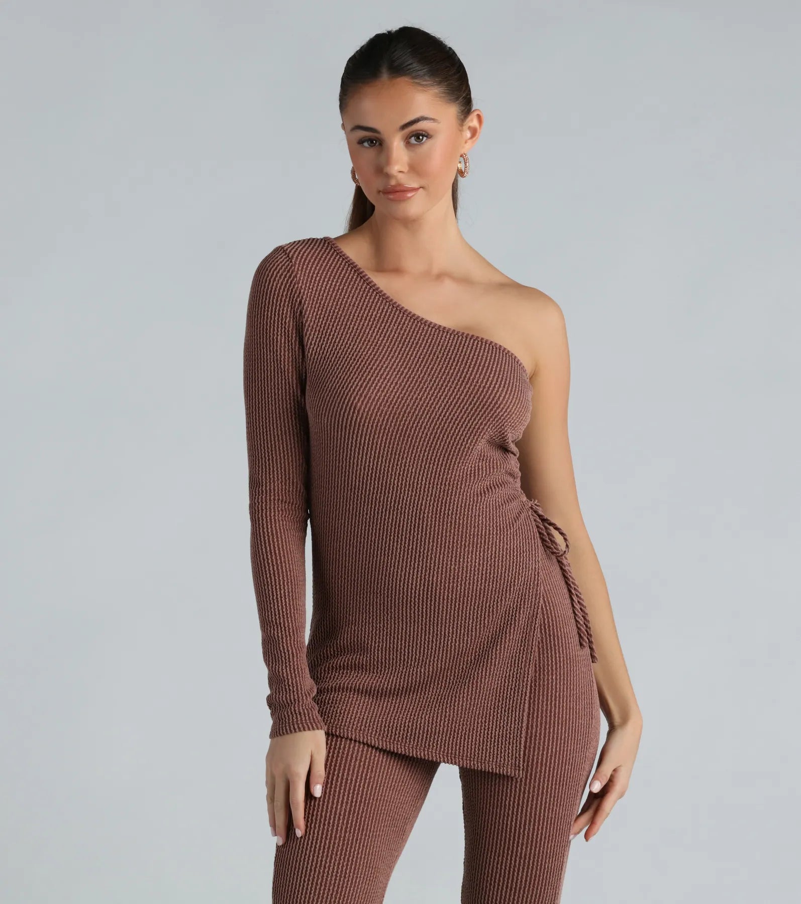 Premium One-Shoulder Tunic Top - Elevate Your Style