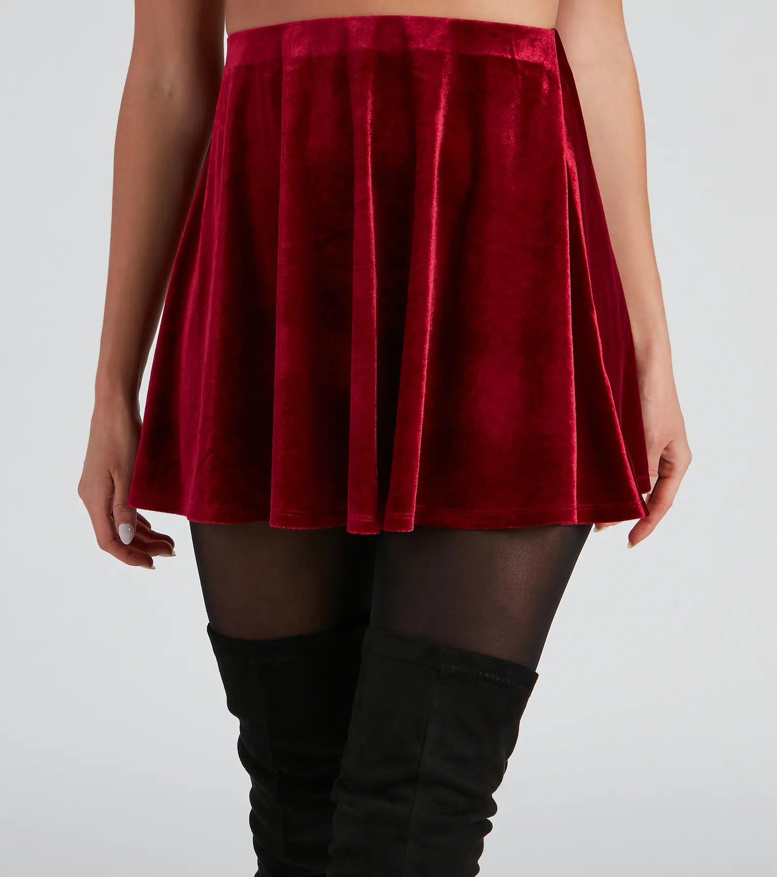 Ultimate Velvet Skater Skirt - Ready to Twirl