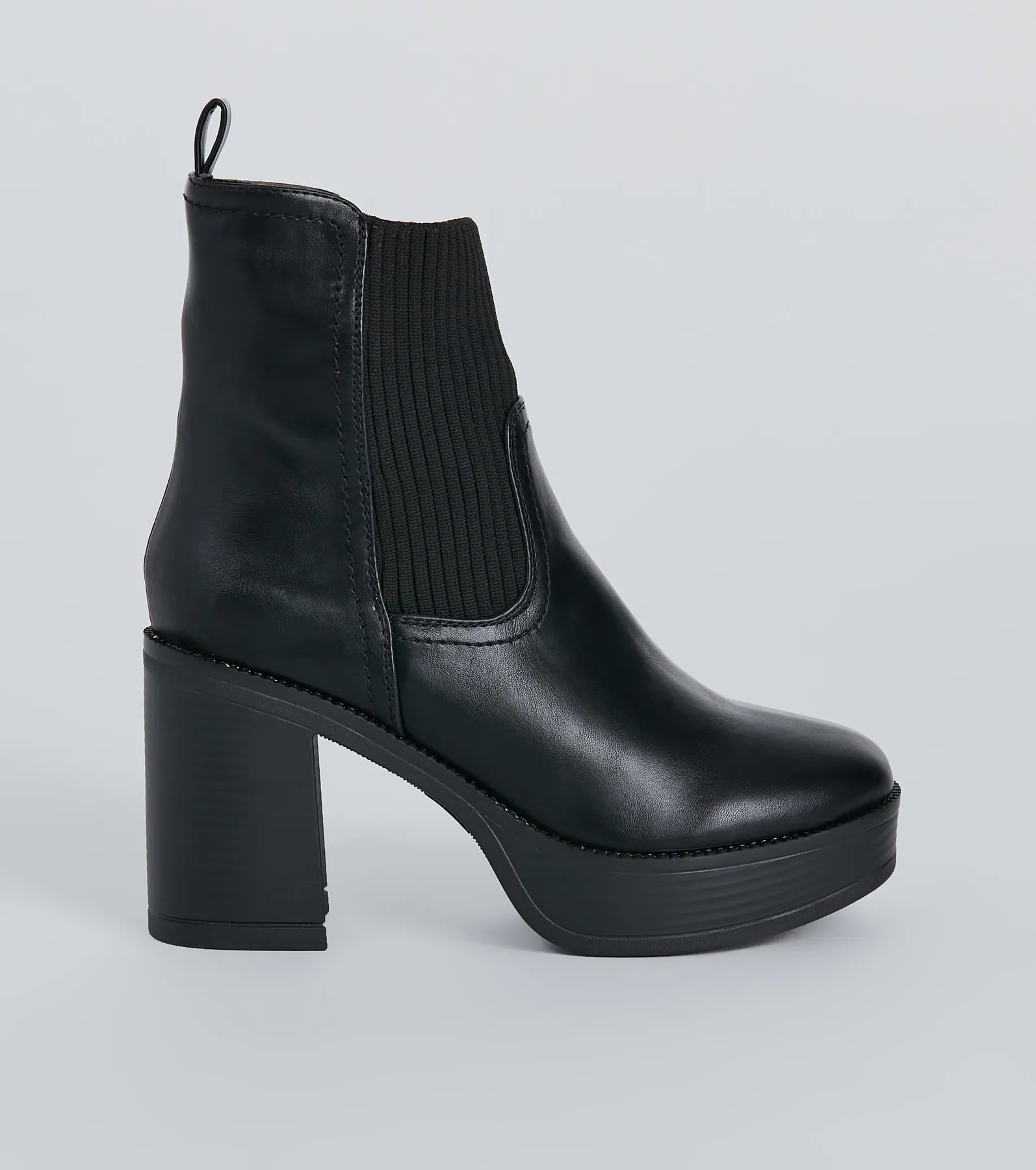 Ultimate Street Style Faux Leather Platform Booties