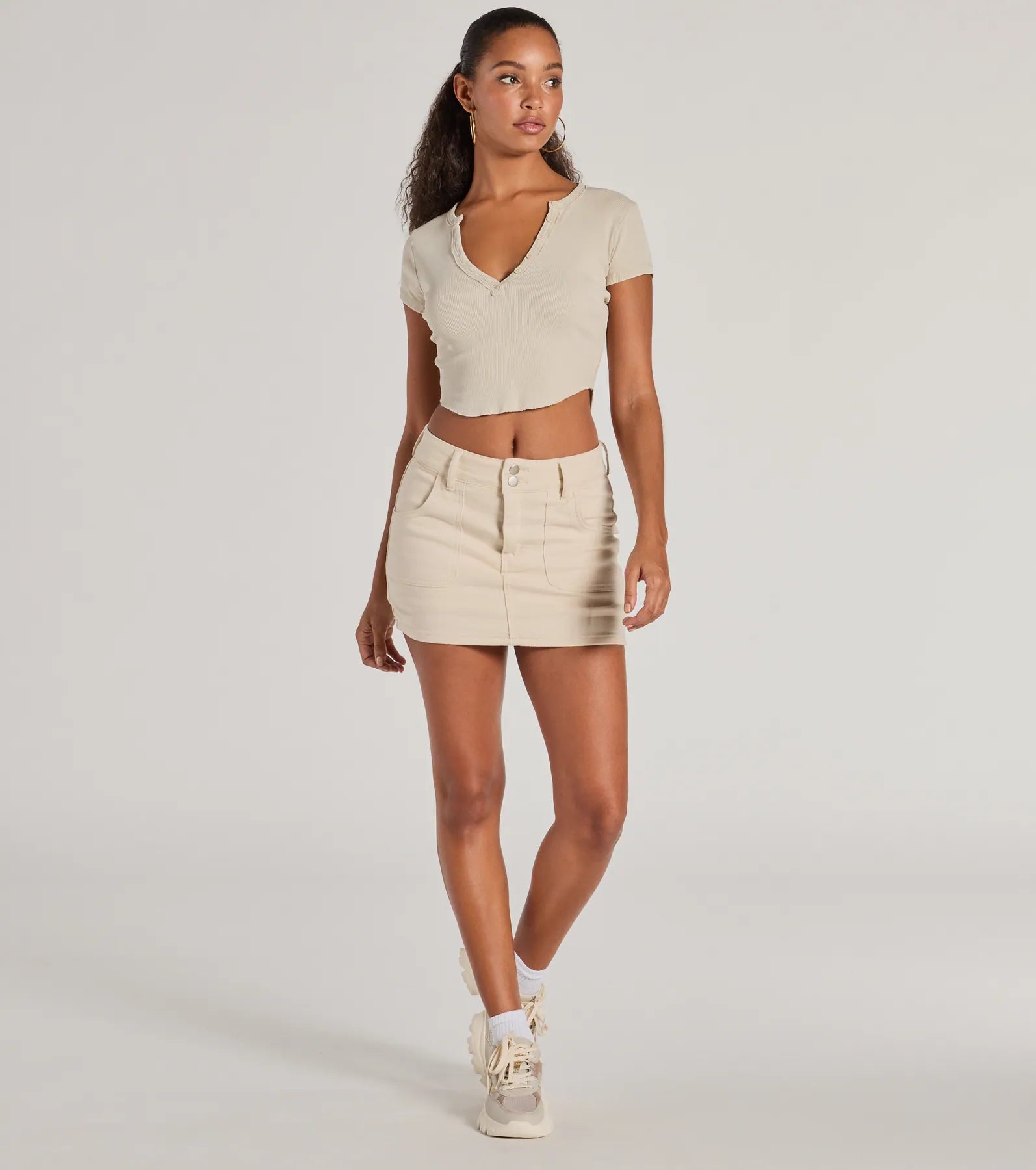 Premium Ribbed Knit Crop Top – Effortless Everyday Style