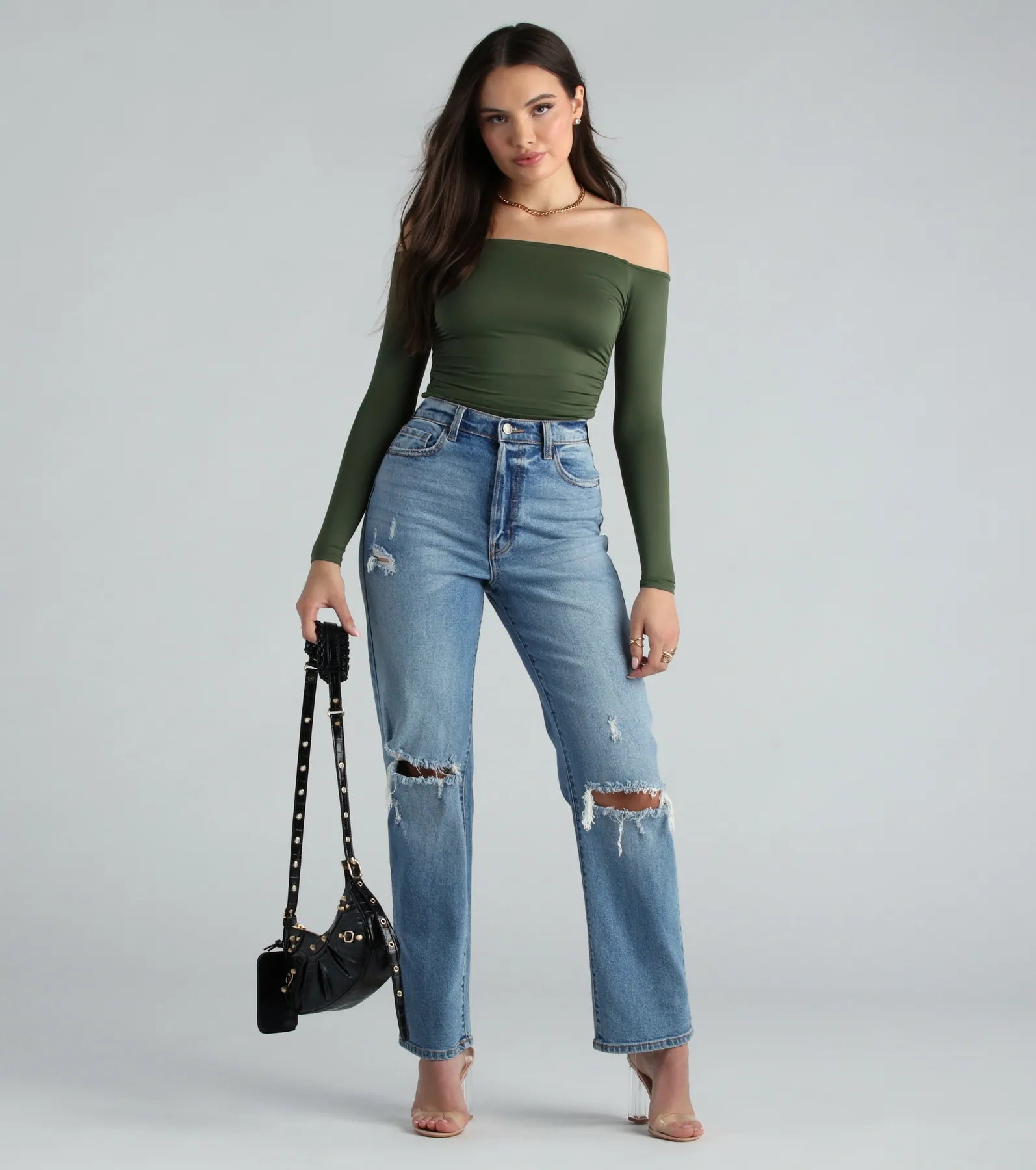 Ultimate Glam Off-The-Shoulder Bodysuit