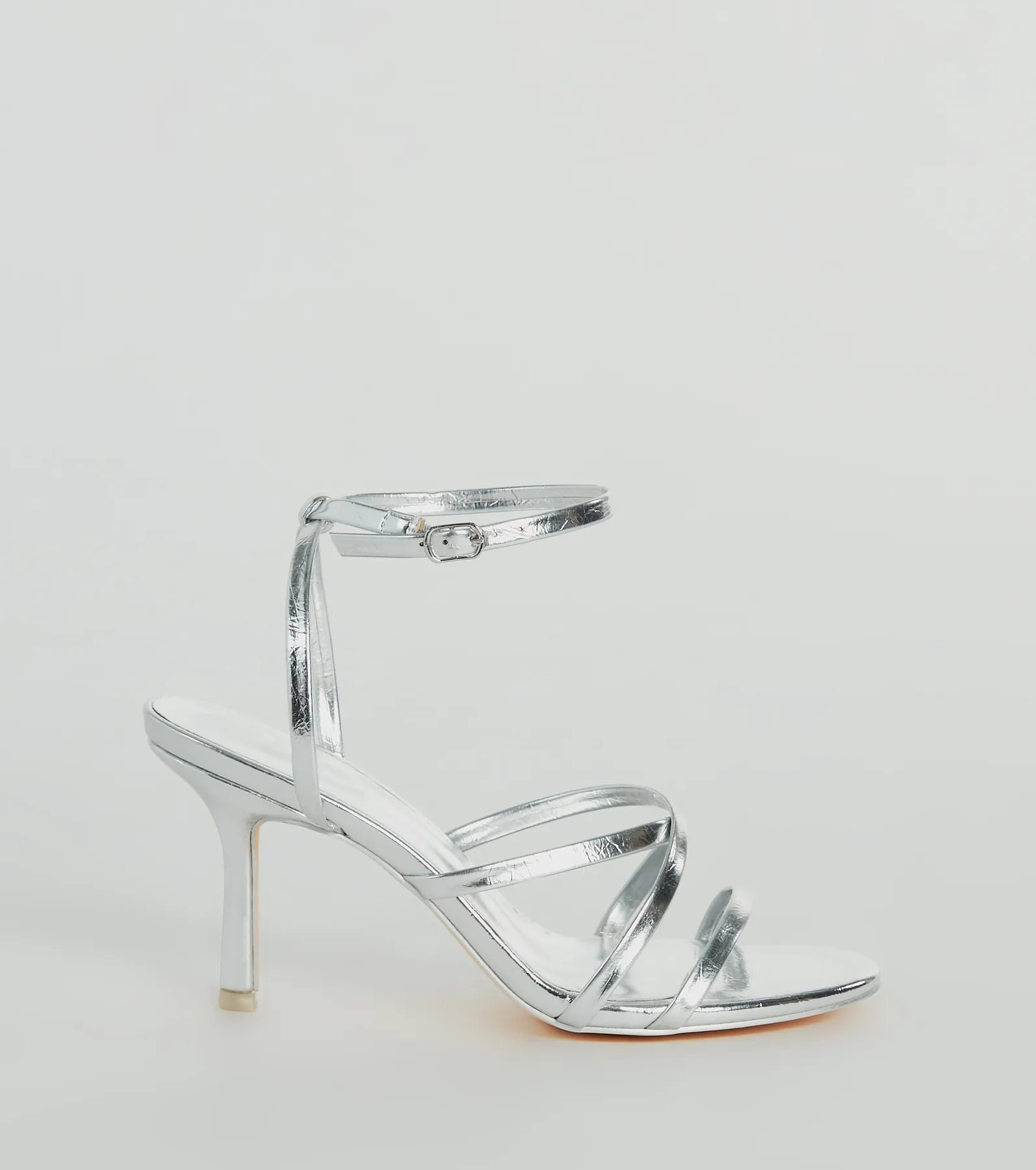 Ultimate Metallic Strappy Stiletto Heels - Step Ahead in Style