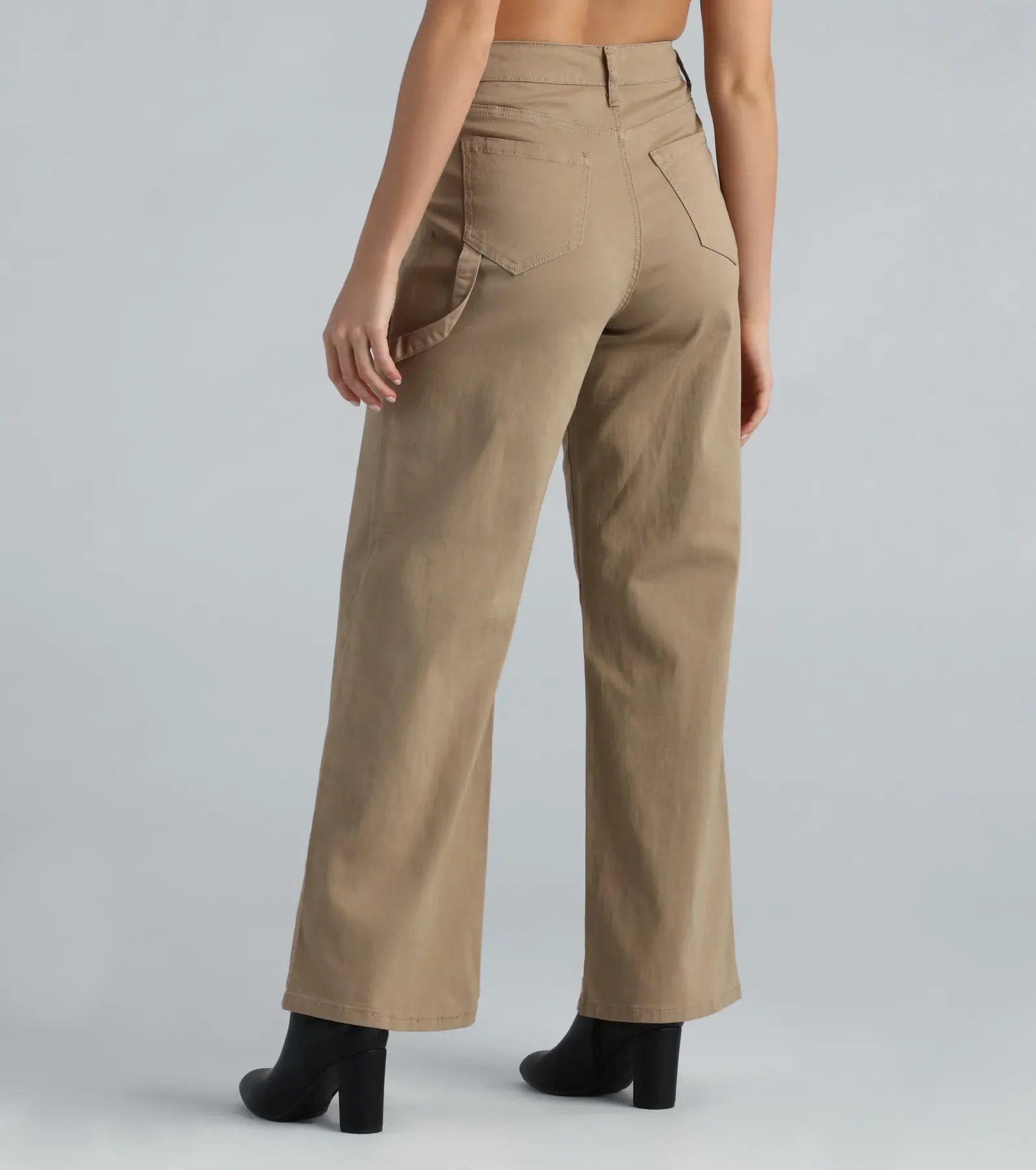 Premium High-Rise Wide-Leg Carpenter Pants - Ultimate Street Style