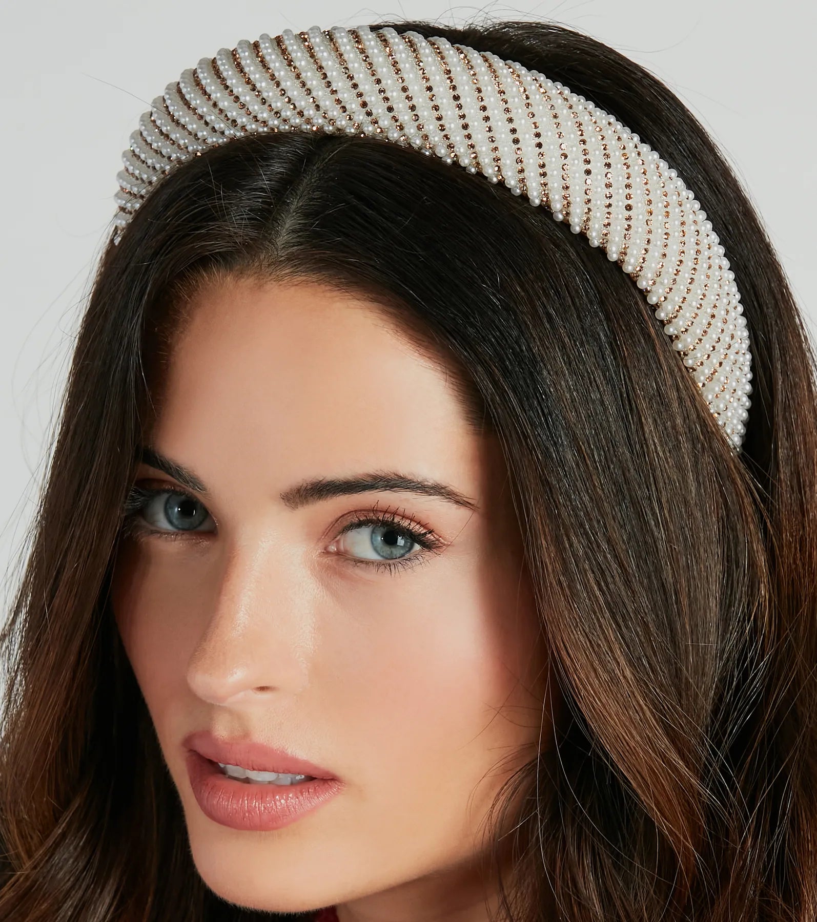 Ultimate Posh Vibes Rhinestone & Pearl Headband