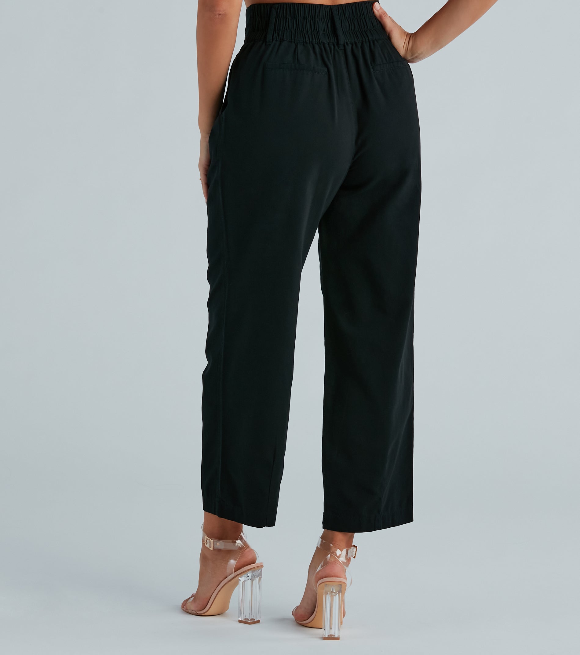 Premium Effortless Ease Wide-Leg Canvas Pants