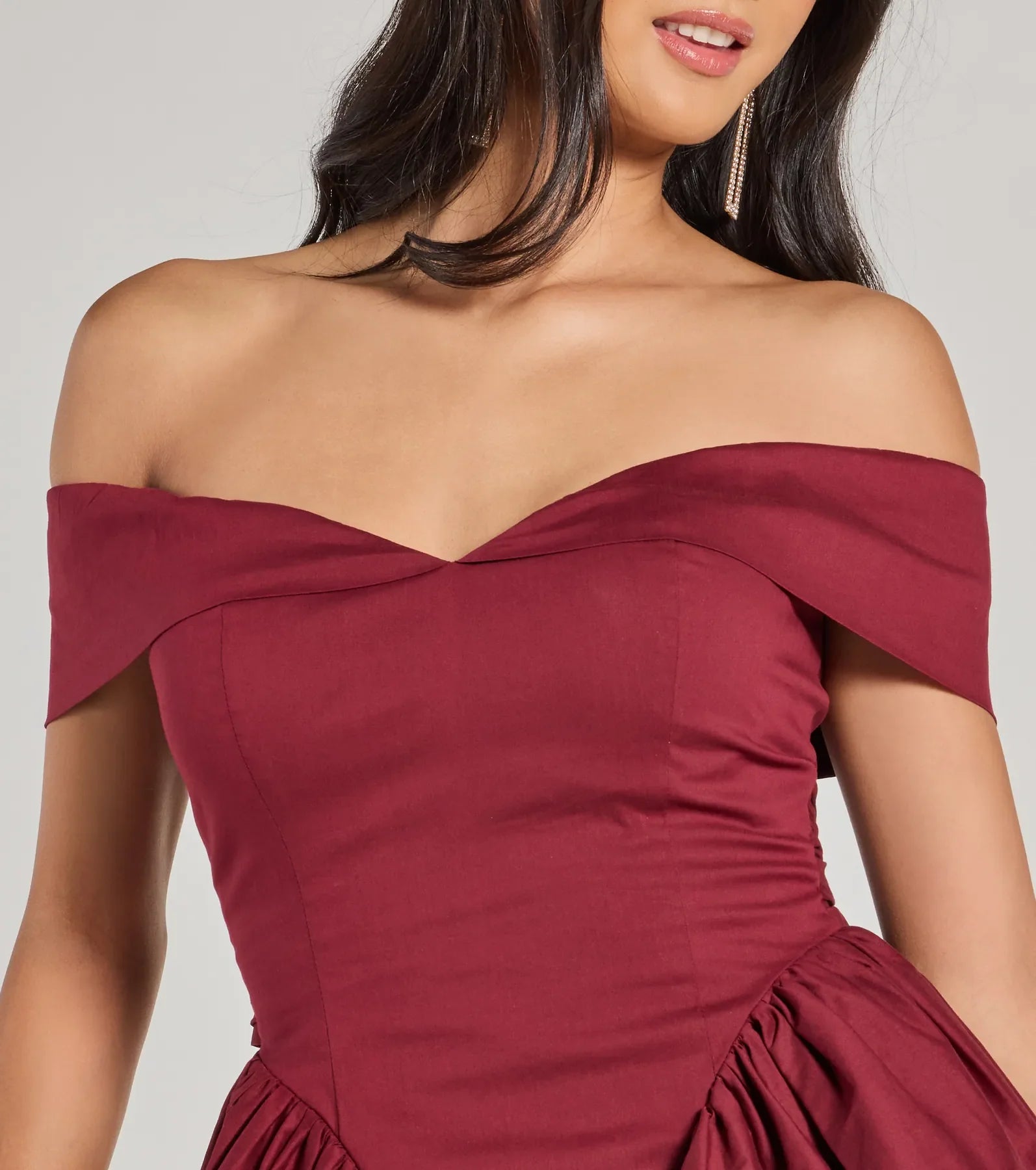 Ultimate Luxe Moment Drop Waist Skater Dress - Premium Elegance