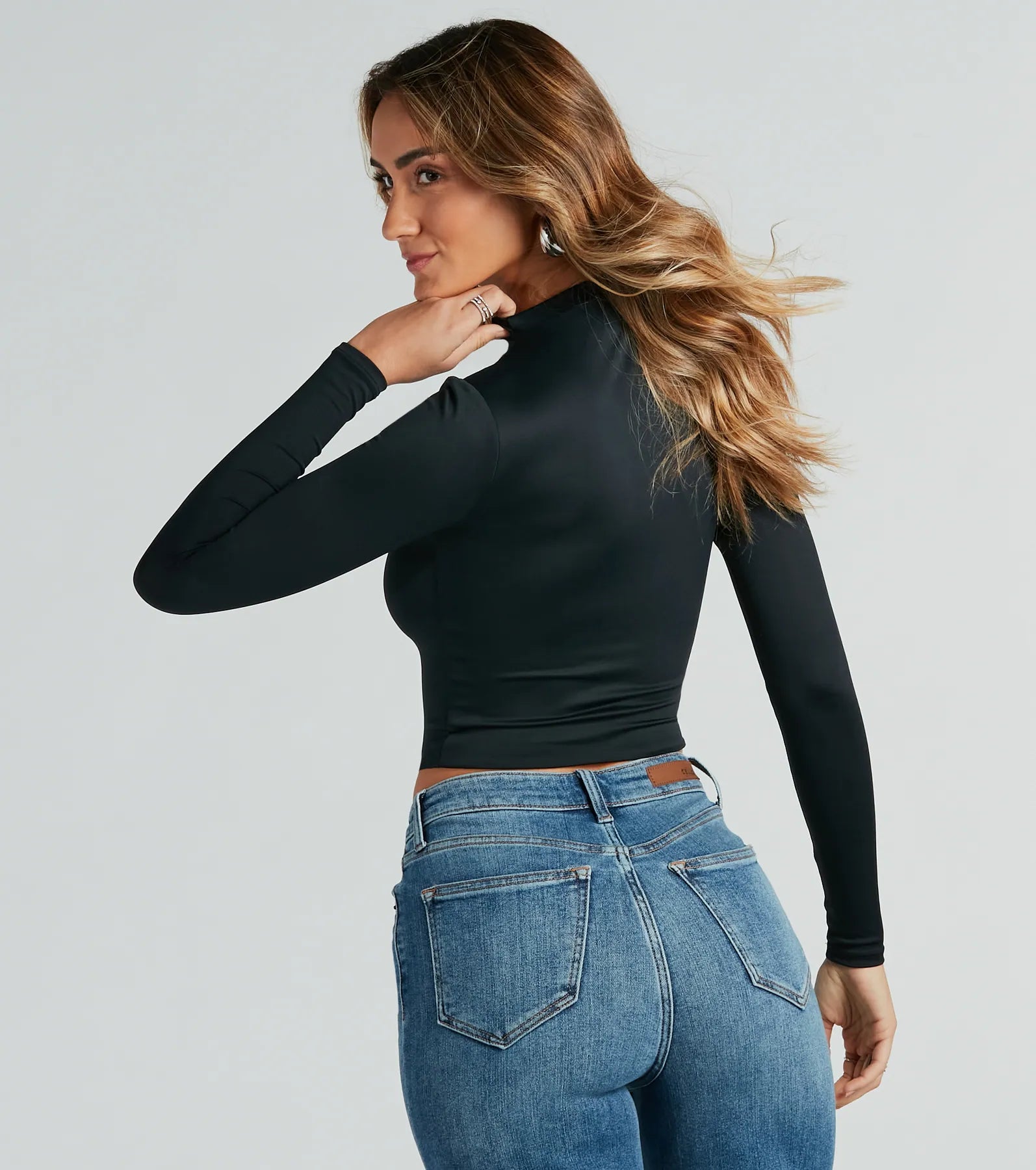 Ultimate Comfort Mock Neck Crop Top - Sleek & Stylish