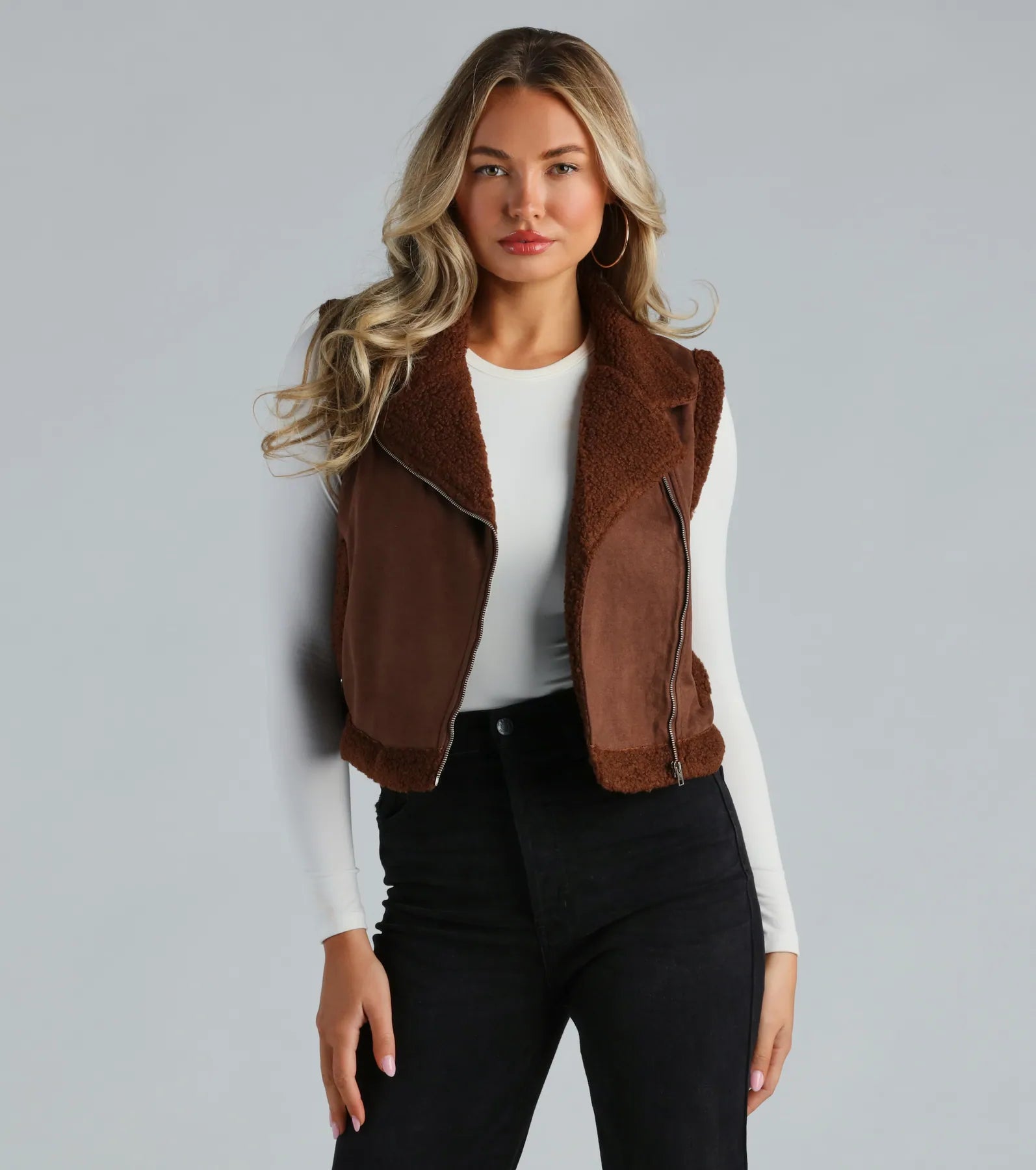 Premium Cozy Faux Sherpa Vest - Ultimate Fall Staple