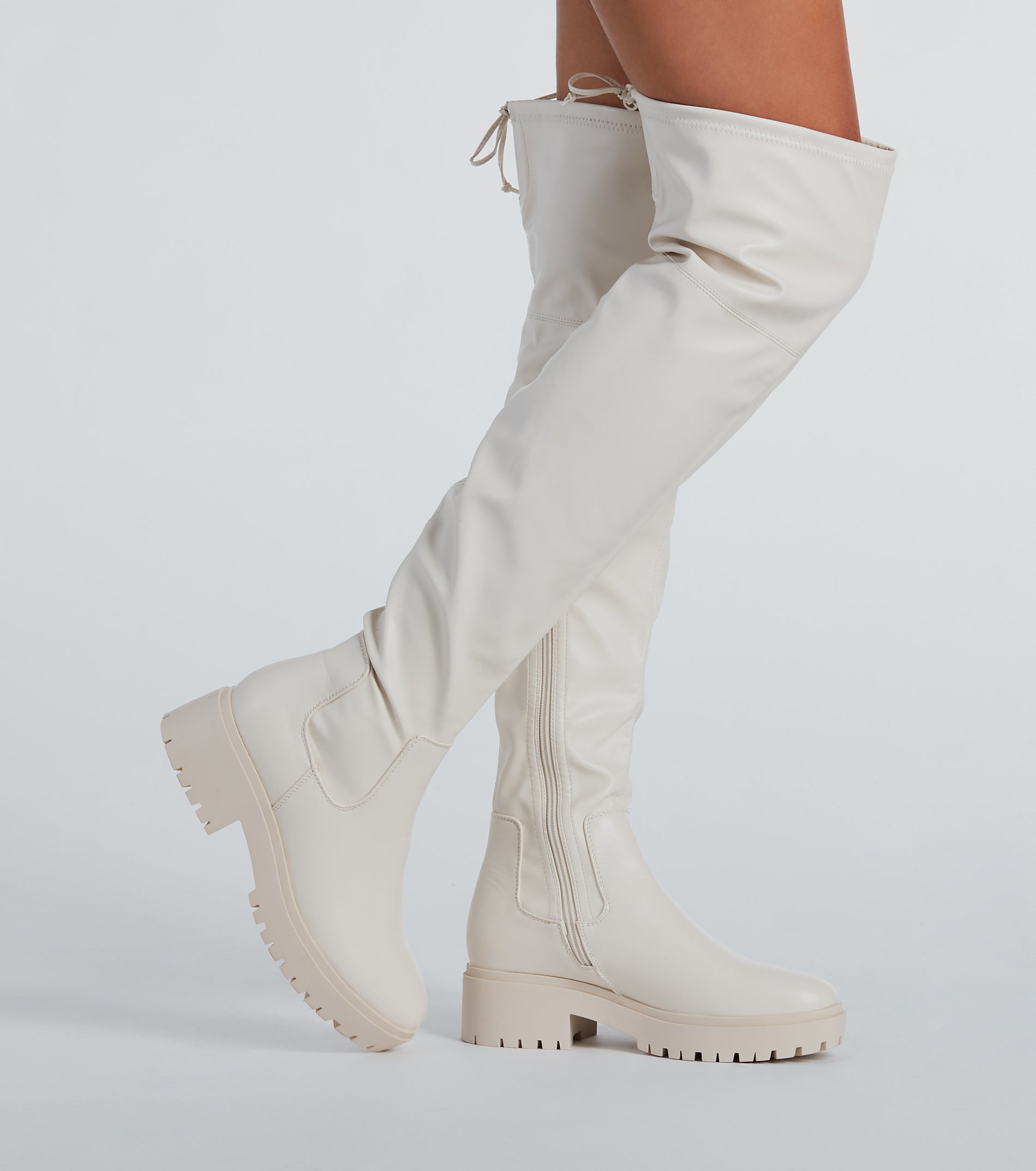 Ultimate Thigh-High Lug Boots - Elevate Your Style